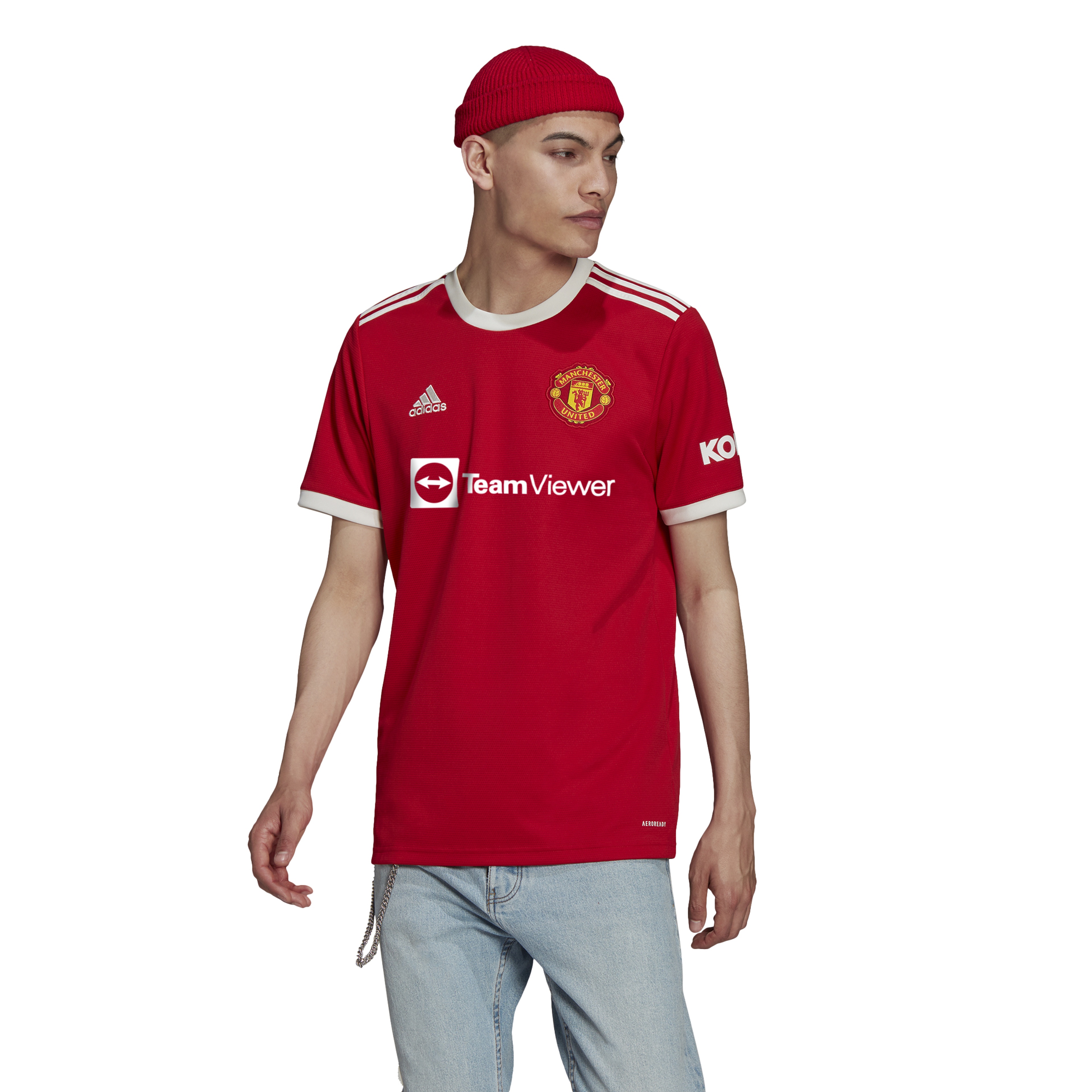 adidas Manchester United 2021-2022 Stadyum İç Saha Erkek Forma