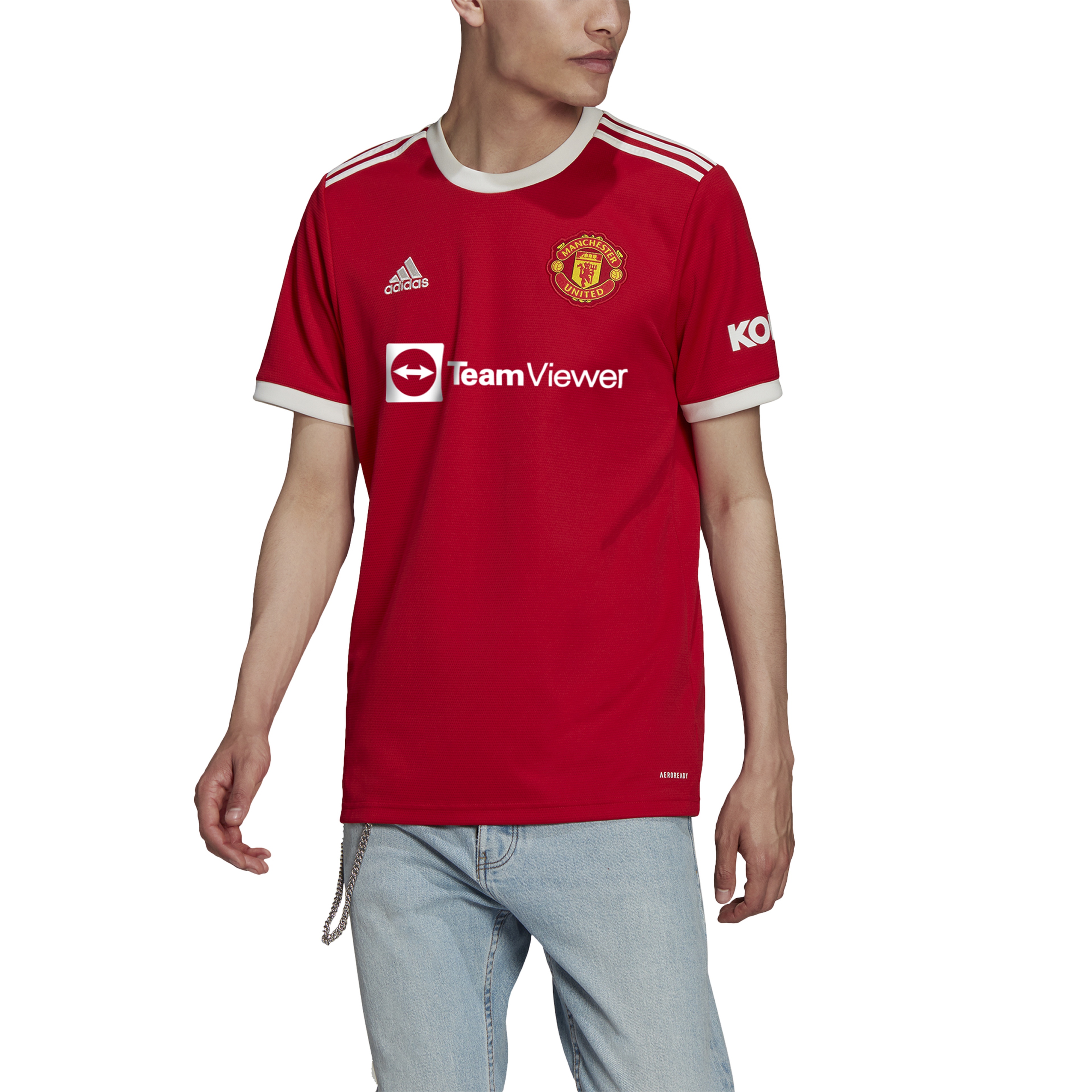 adidas Manchester United 2021-2022 Stadyum İç Saha Erkek Forma