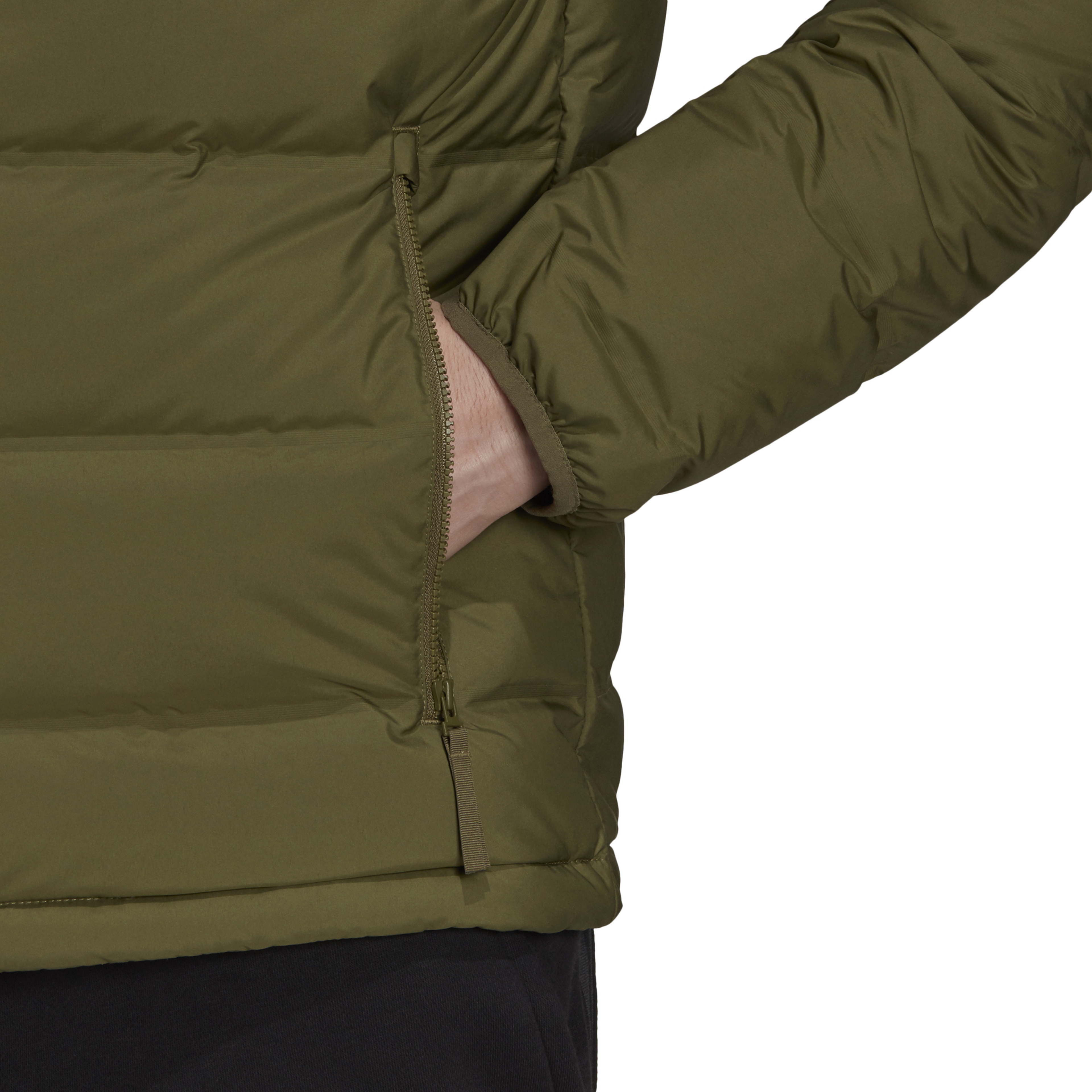 adidas Helionic Down Full-Zip Hooded Erkek Mont