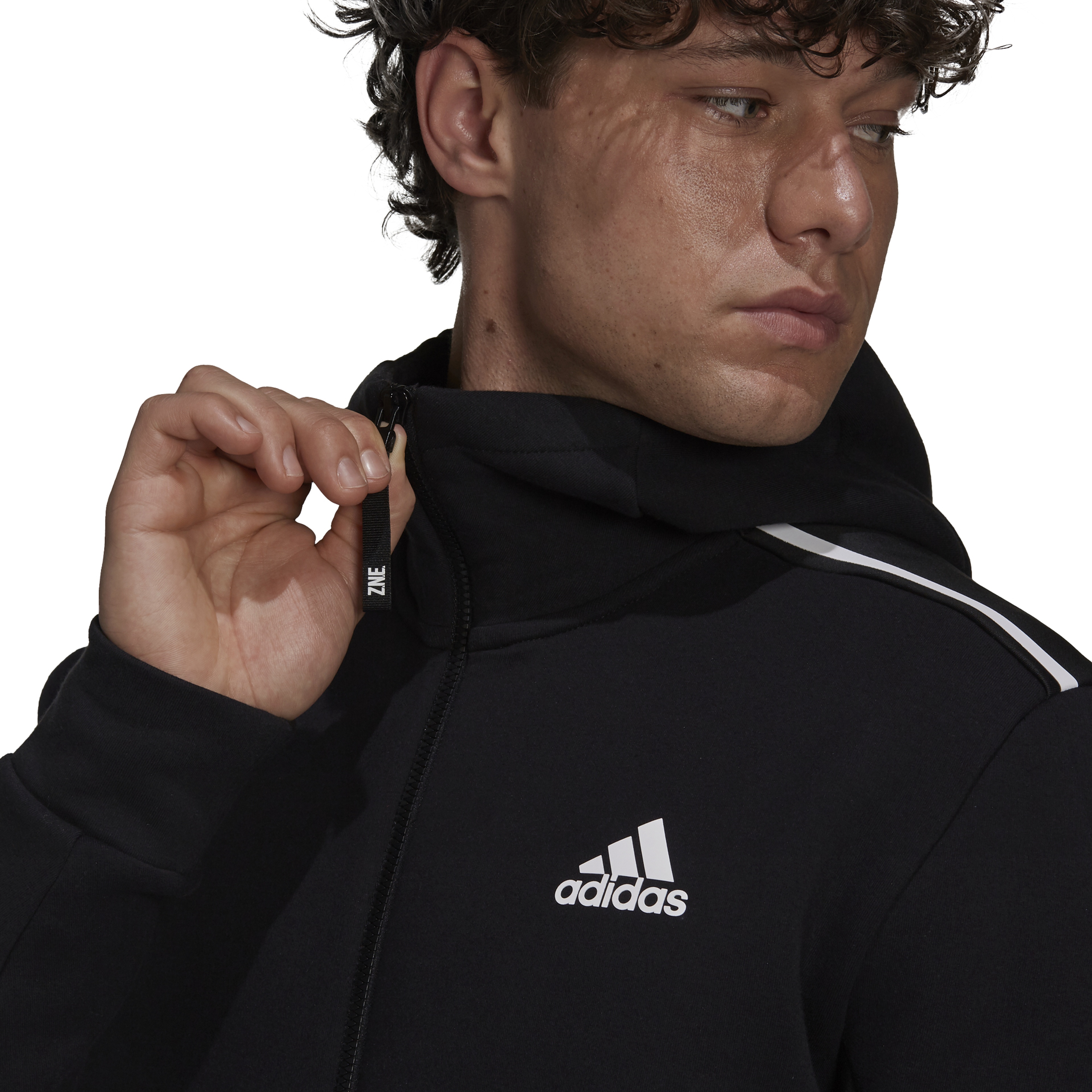 adidas Z.N.E. Sportswear Full-Zip CO Hoodie Erkek Sweatshirt