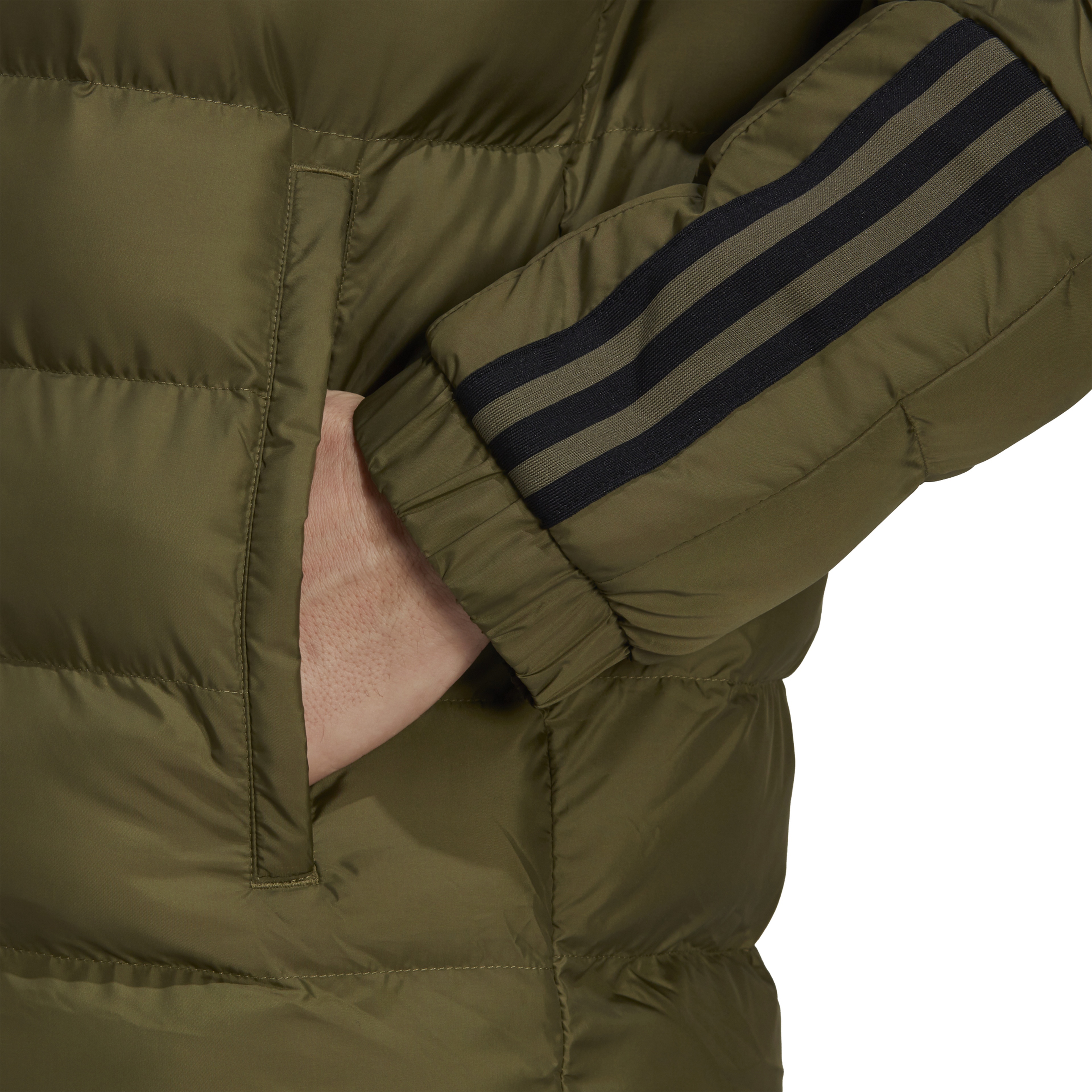adidas Itavic 3-Stripes Midweight Full-Zip Hoodie Erkek Mont