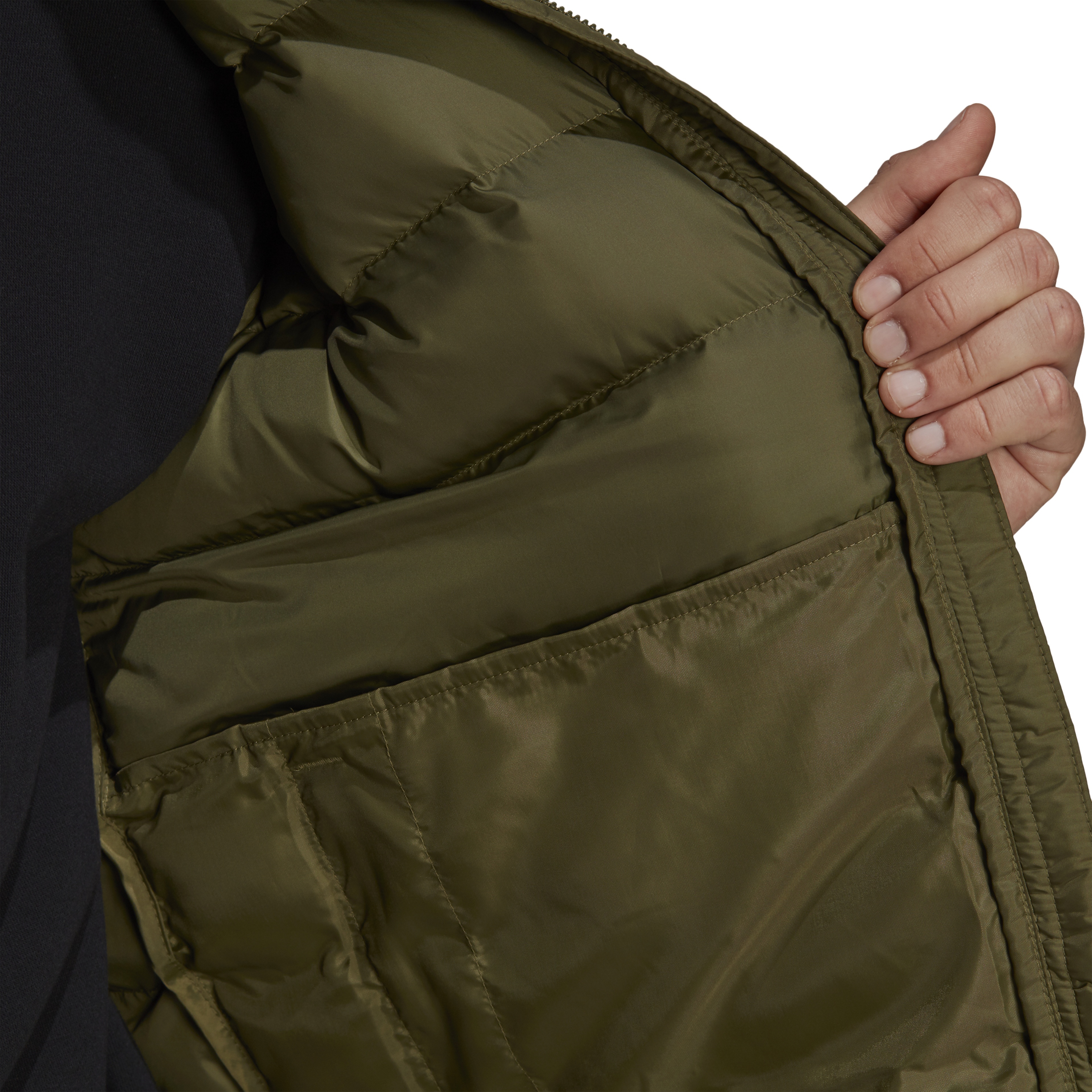 adidas Itavic 3-Stripes Midweight Full-Zip Hoodie Erkek Mont