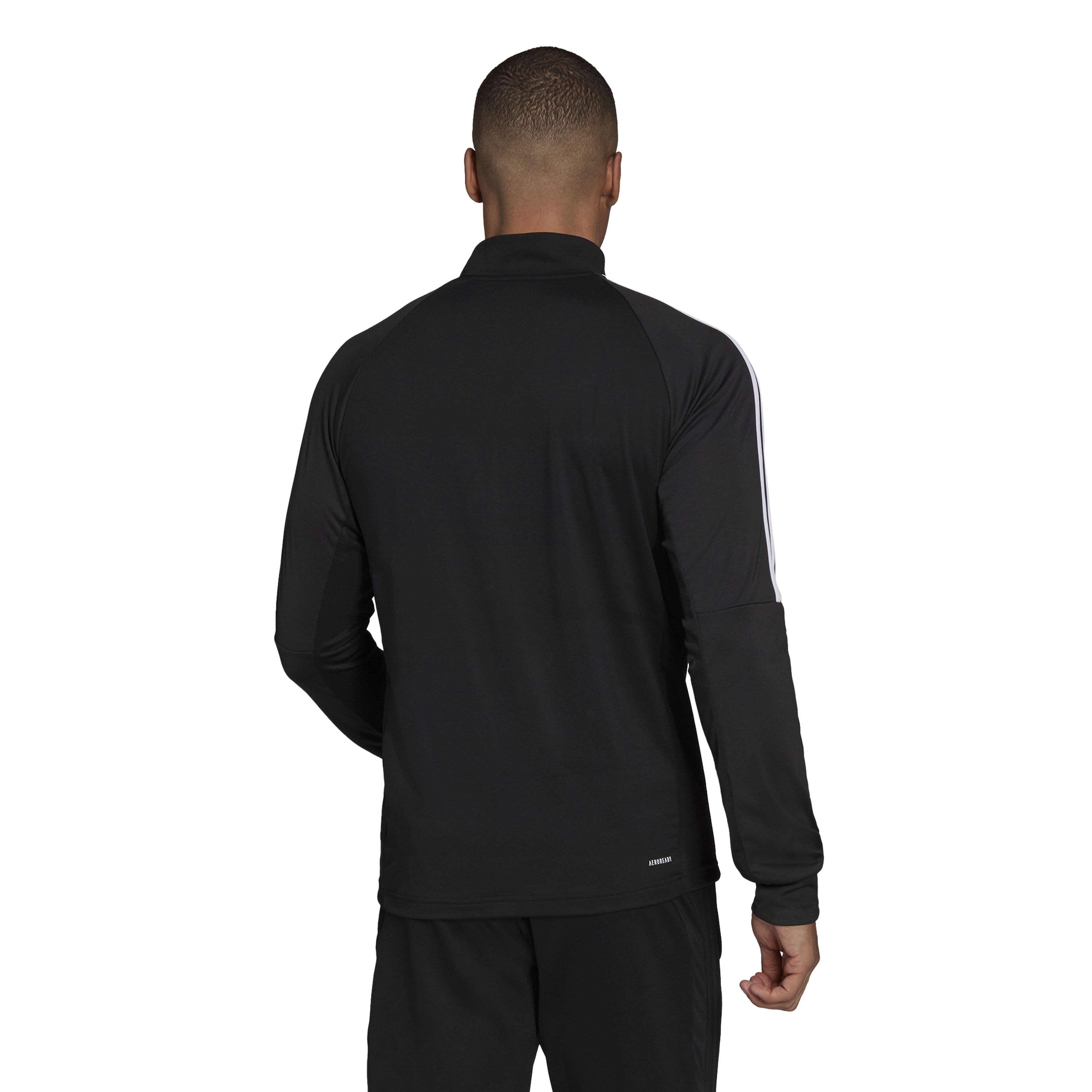 adidas AEROREADY Sereno Cut 3-Stripes Slim 1/4-Zip Training FW21 Long-Sleeve Erkek Tişört