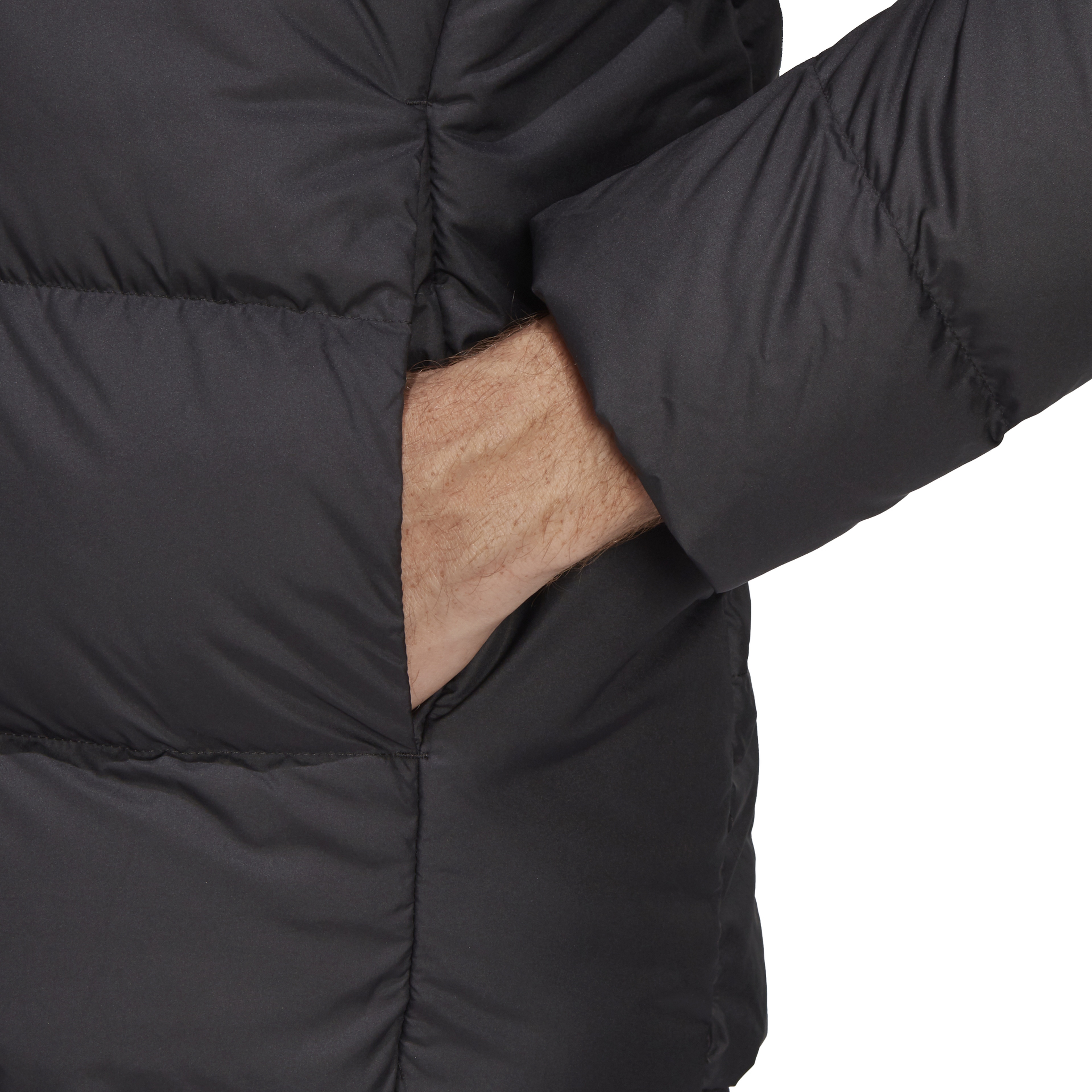 adidas Essentials Midweight Down Full-Zip Hoodie Erkek Mont