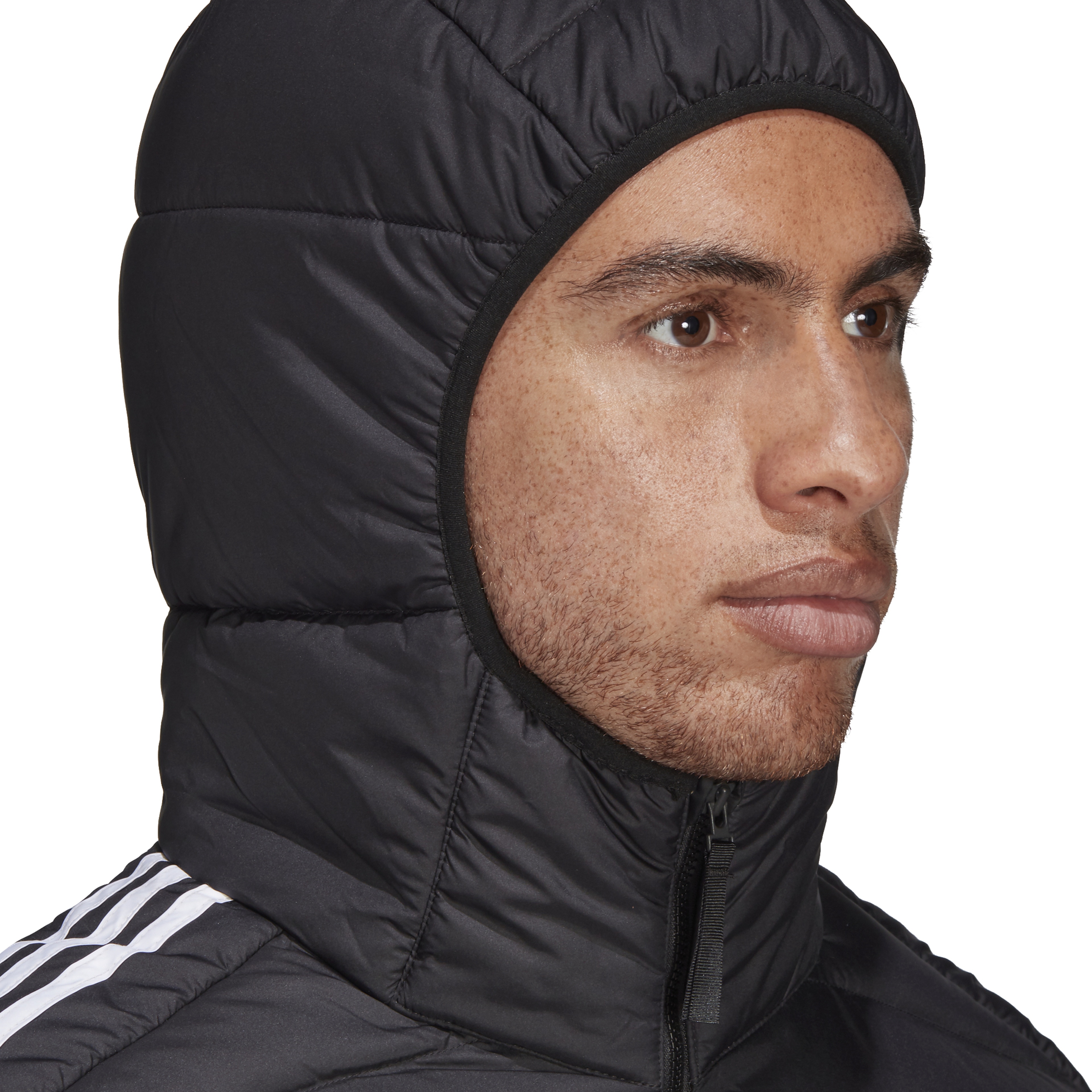 adidas Essentials Midweight Down Full-Zip Hoodie Erkek Mont