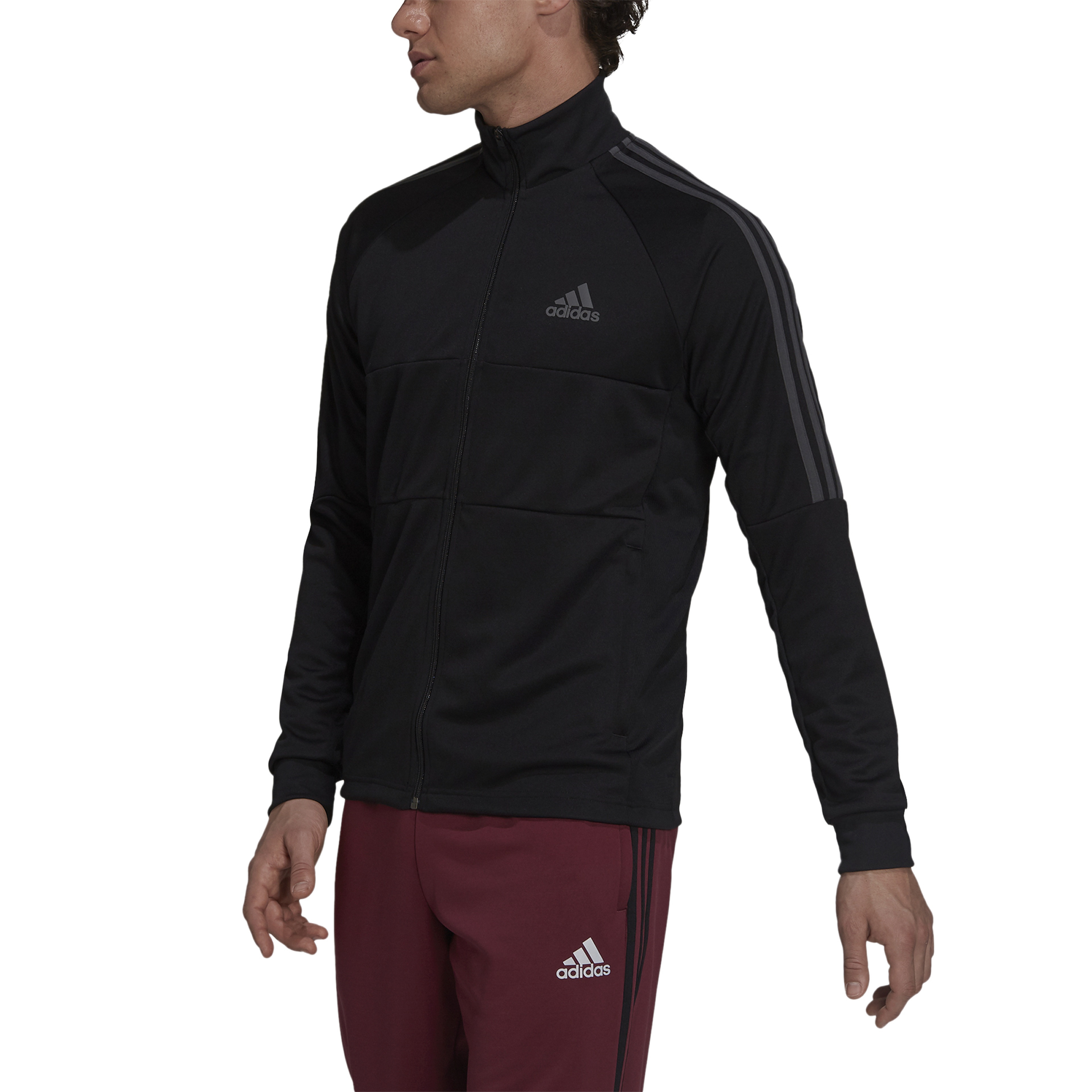 adidas AEROREADY Sereno Cut 3-Stripes Slim Track Full-Zip Erkek Ceket