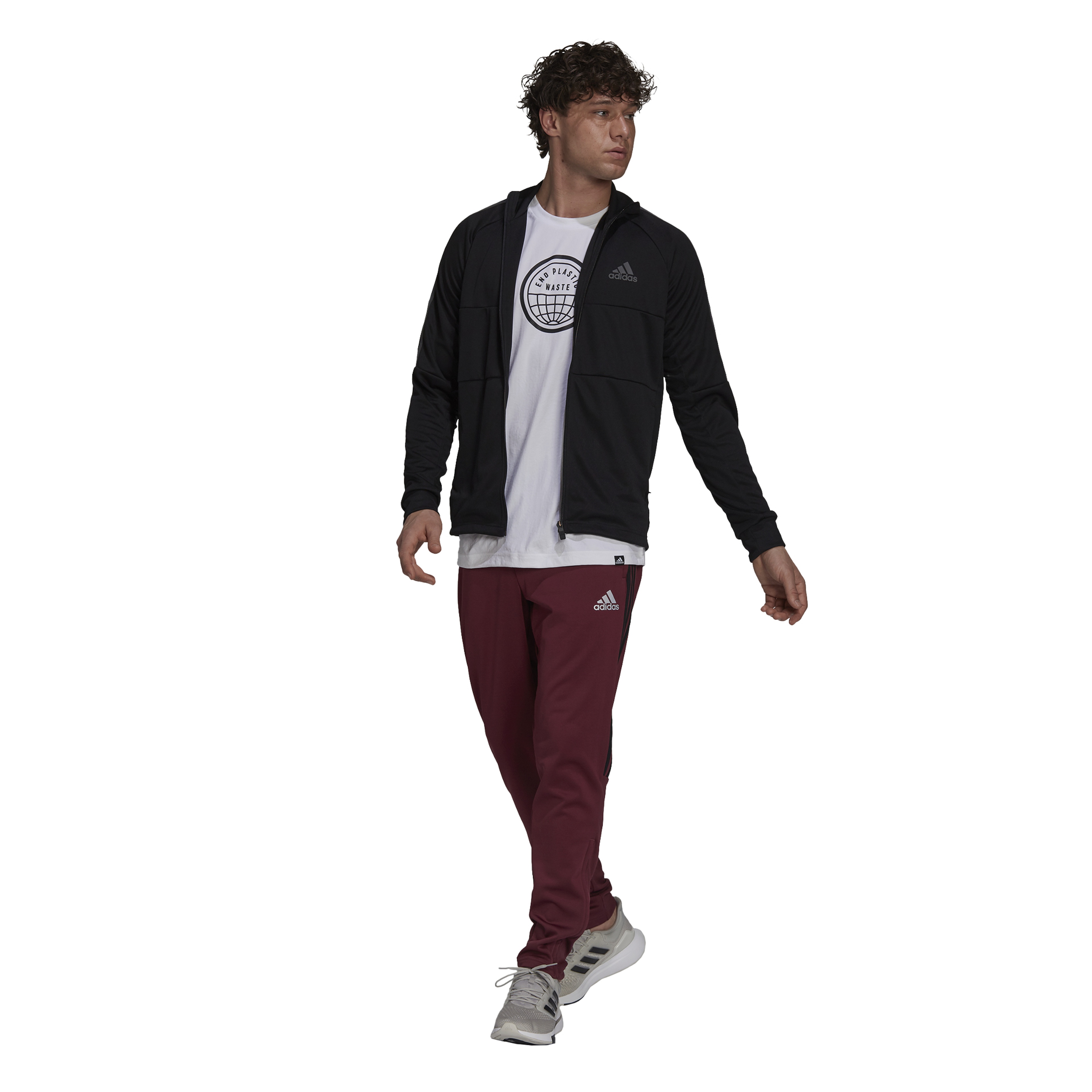 adidas AEROREADY Sereno Cut 3-Stripes Slim Track Full-Zip Erkek Ceket