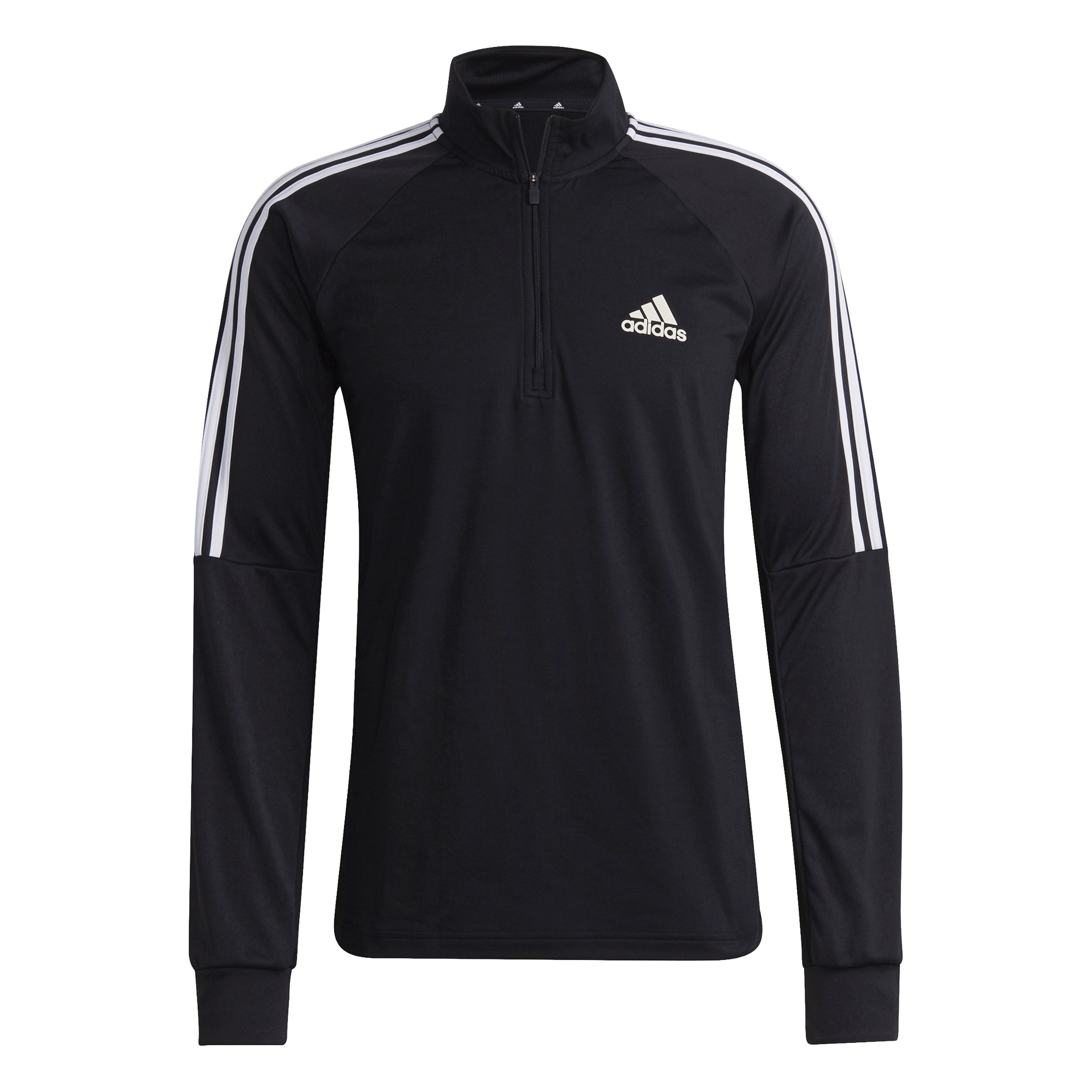 adidas AEROREADY Sereno Cut 3-Stripes Slim 1/4-Zip Training FW21 Long-Sleeve Erkek Tişört