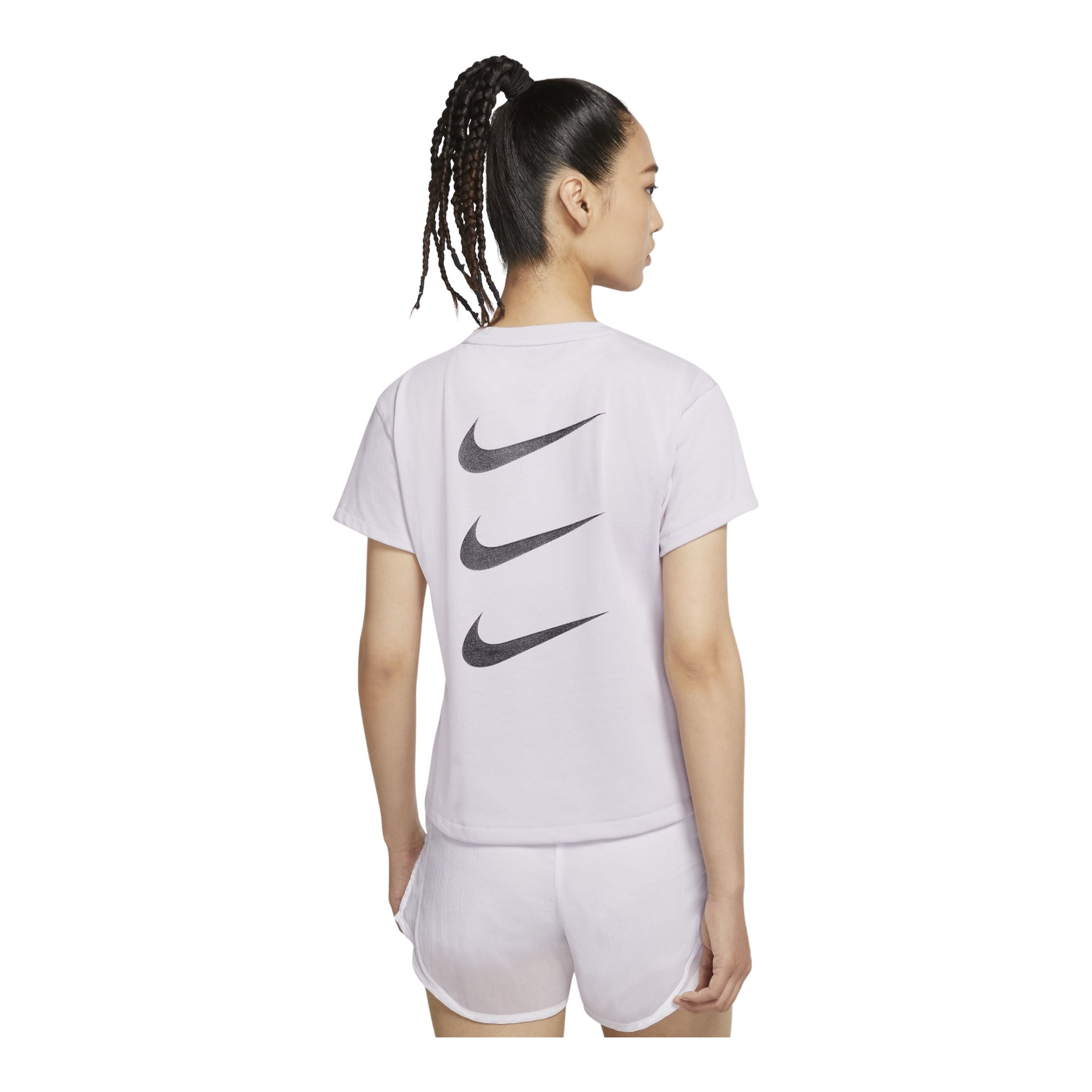 Nike Dri-Fit Run Division Short-Sleeve Ruched Short-Sleeve Kadın Tişört