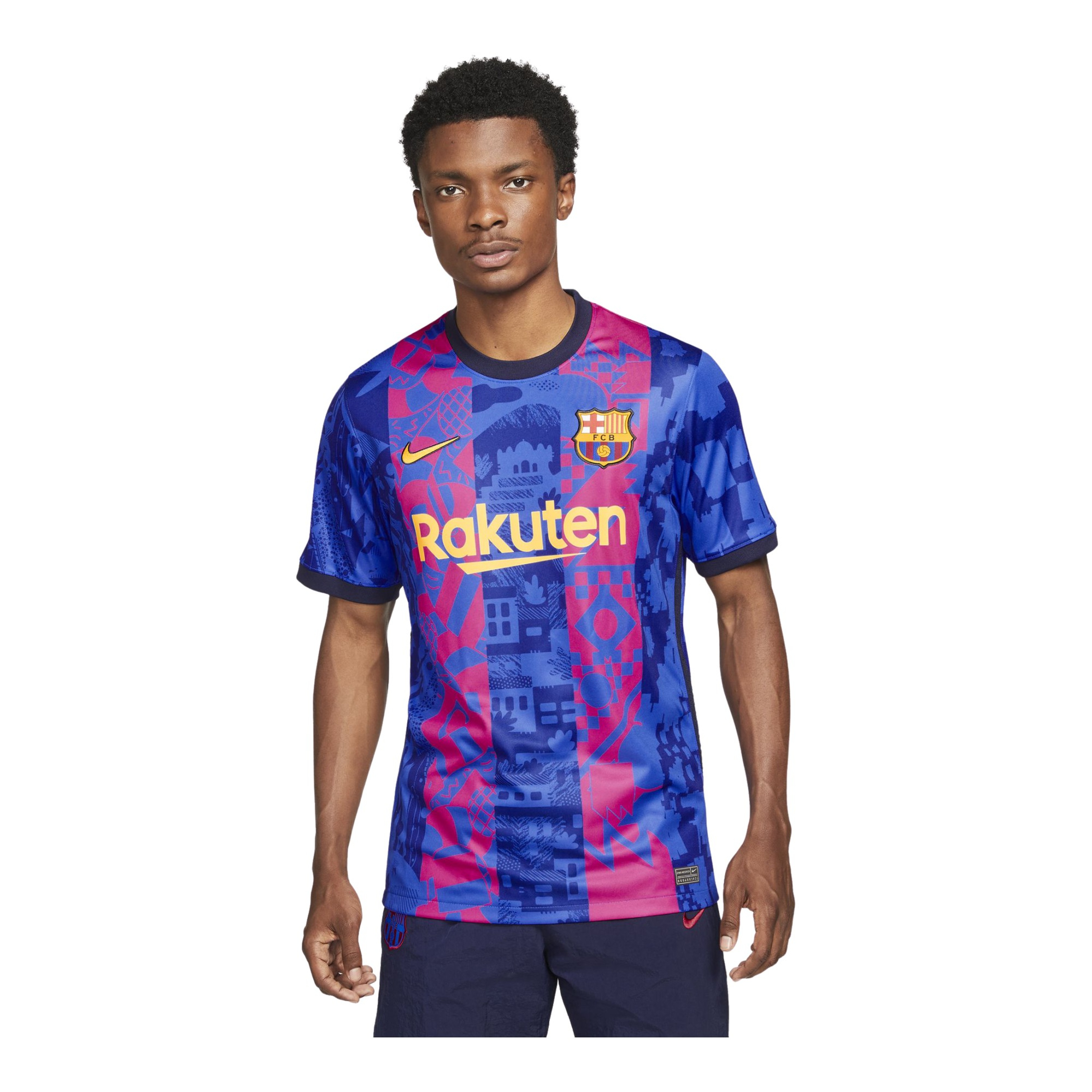 Nike FC Barcelona 2021-2022 Stadyum Üçüncü Takım Erkek Forma | Barçın