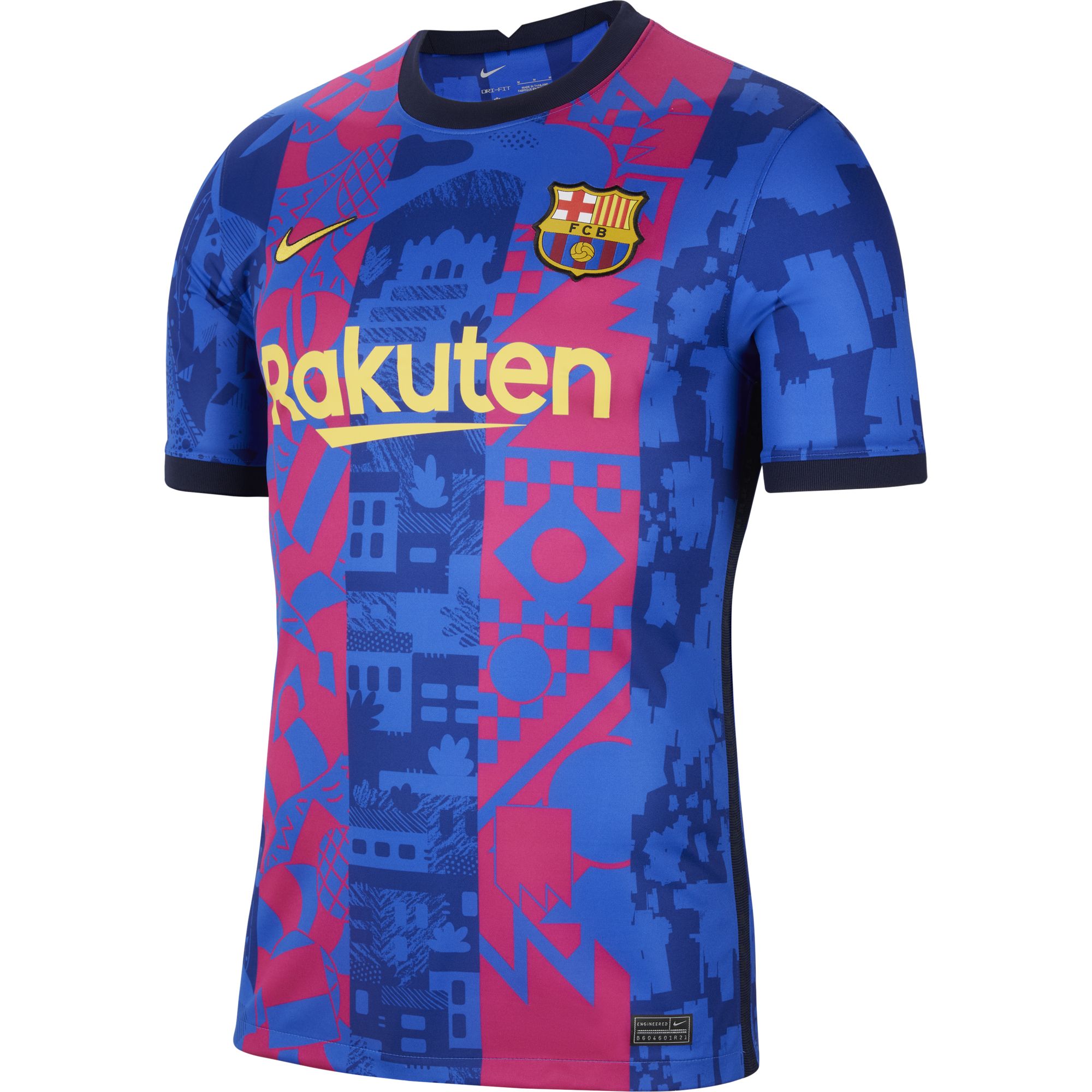 Nike FC Barcelona 2021-2022 Stadyum Üçüncü Takım Erkek Forma | Barçın
