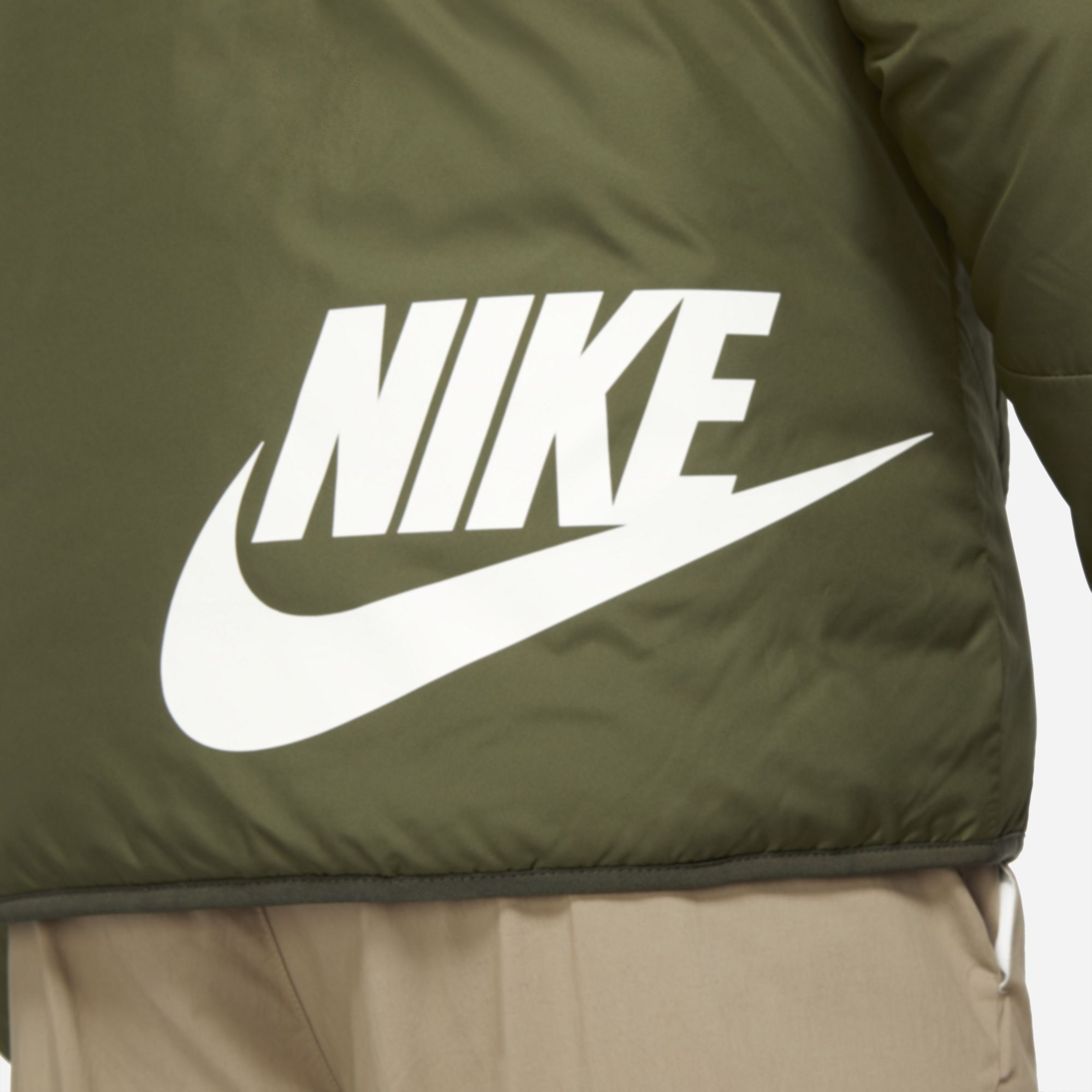 Nike Sportswear Therma-Fit Legacy Reversible Full-Zip Hoodie Erkek Mont