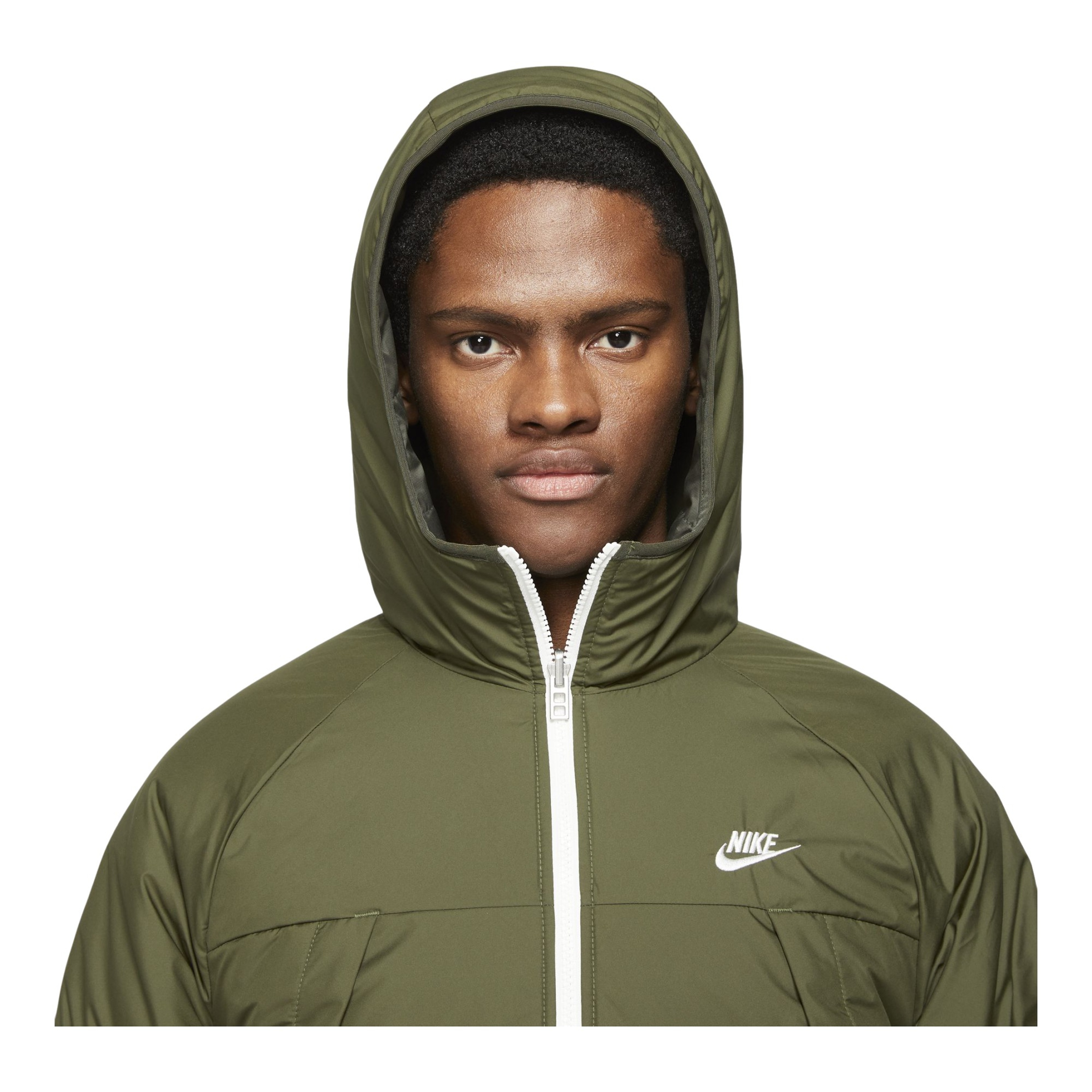 Nike Sportswear Therma-Fit Legacy Reversible Full-Zip Hoodie Erkek Mont
