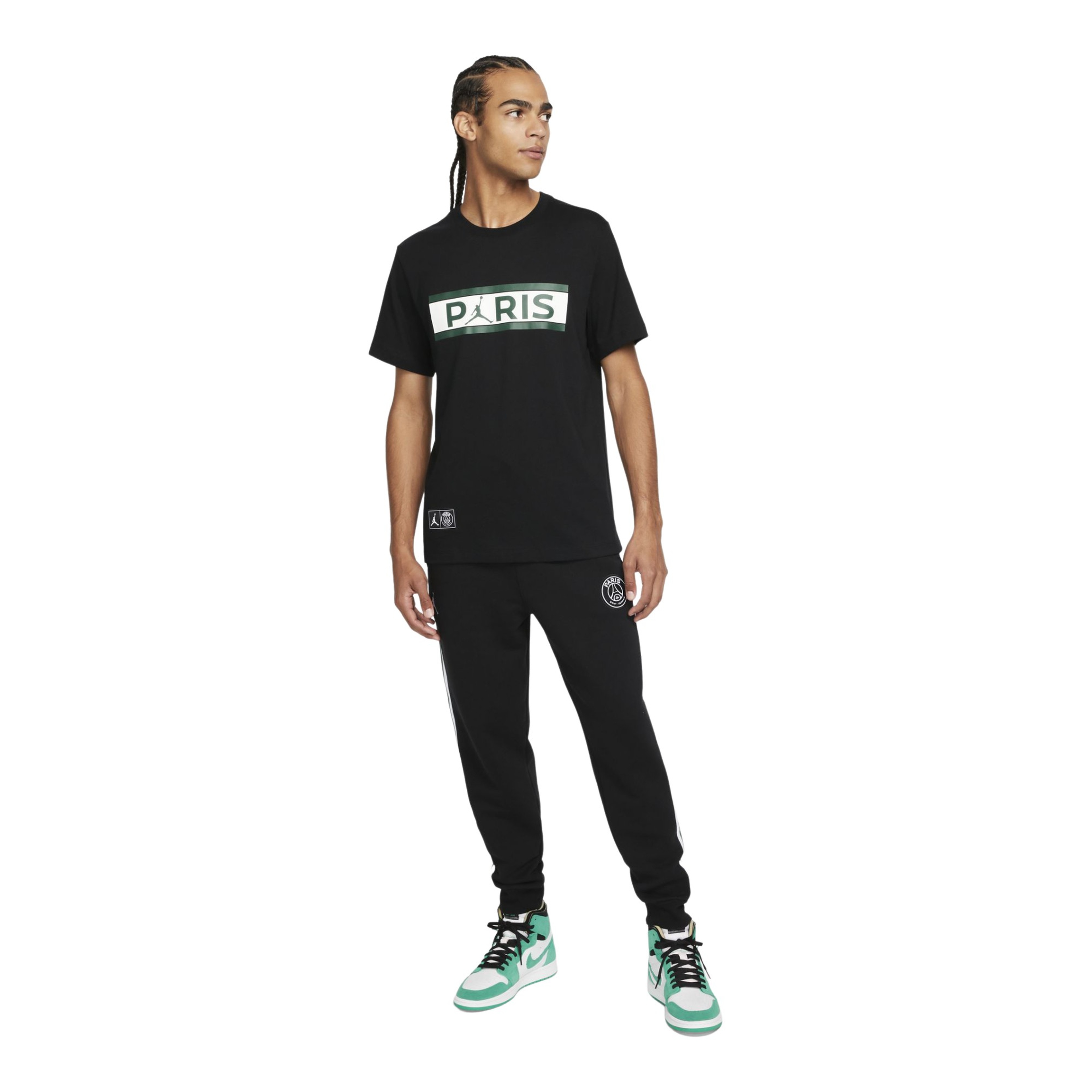 Nike Jordan Paris Saint Germain Wordmark Short-Sleeve Erkek Tişört