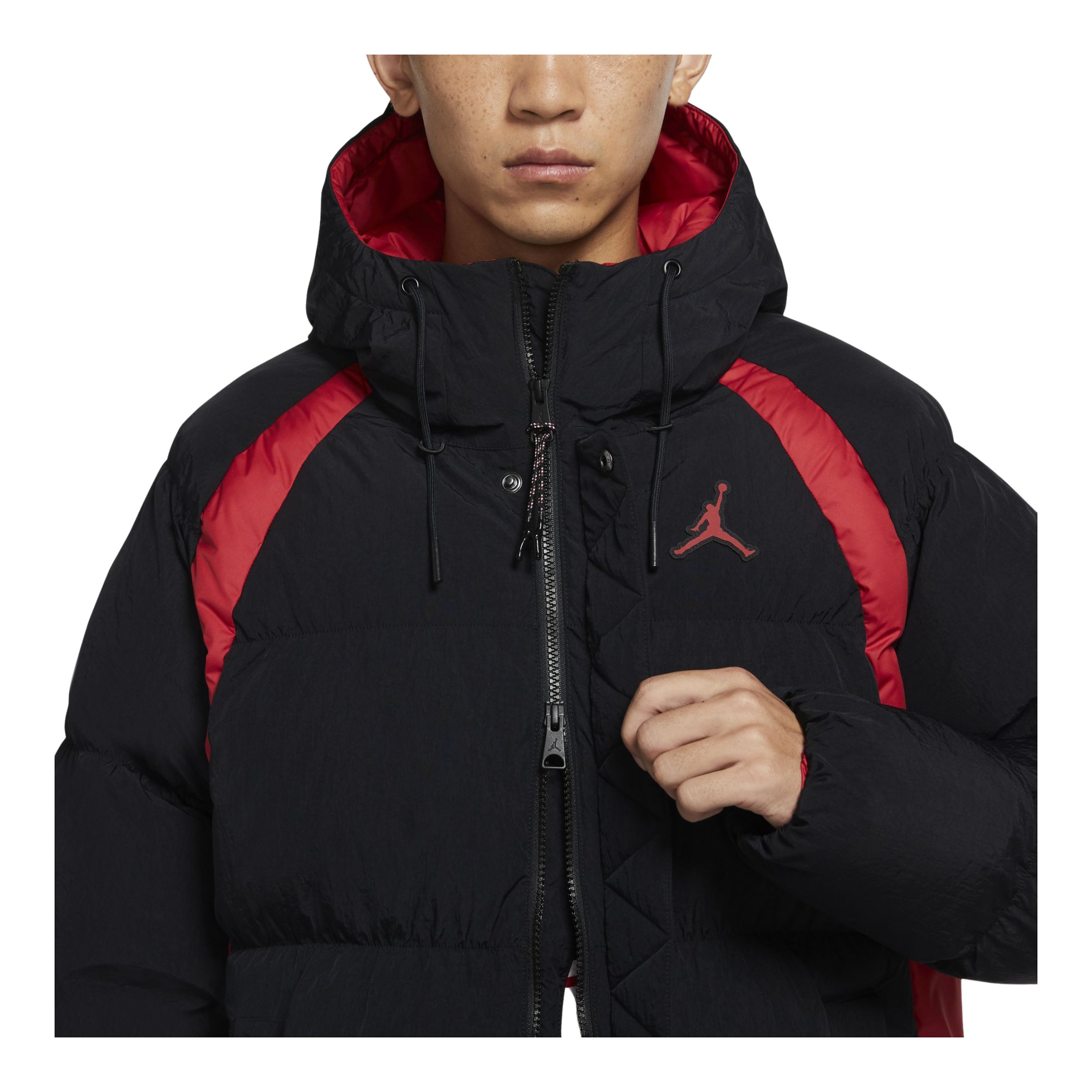 Nike Jordan Essentials Puffer Full-Zip Hoodie Erkek Mont | Barçın