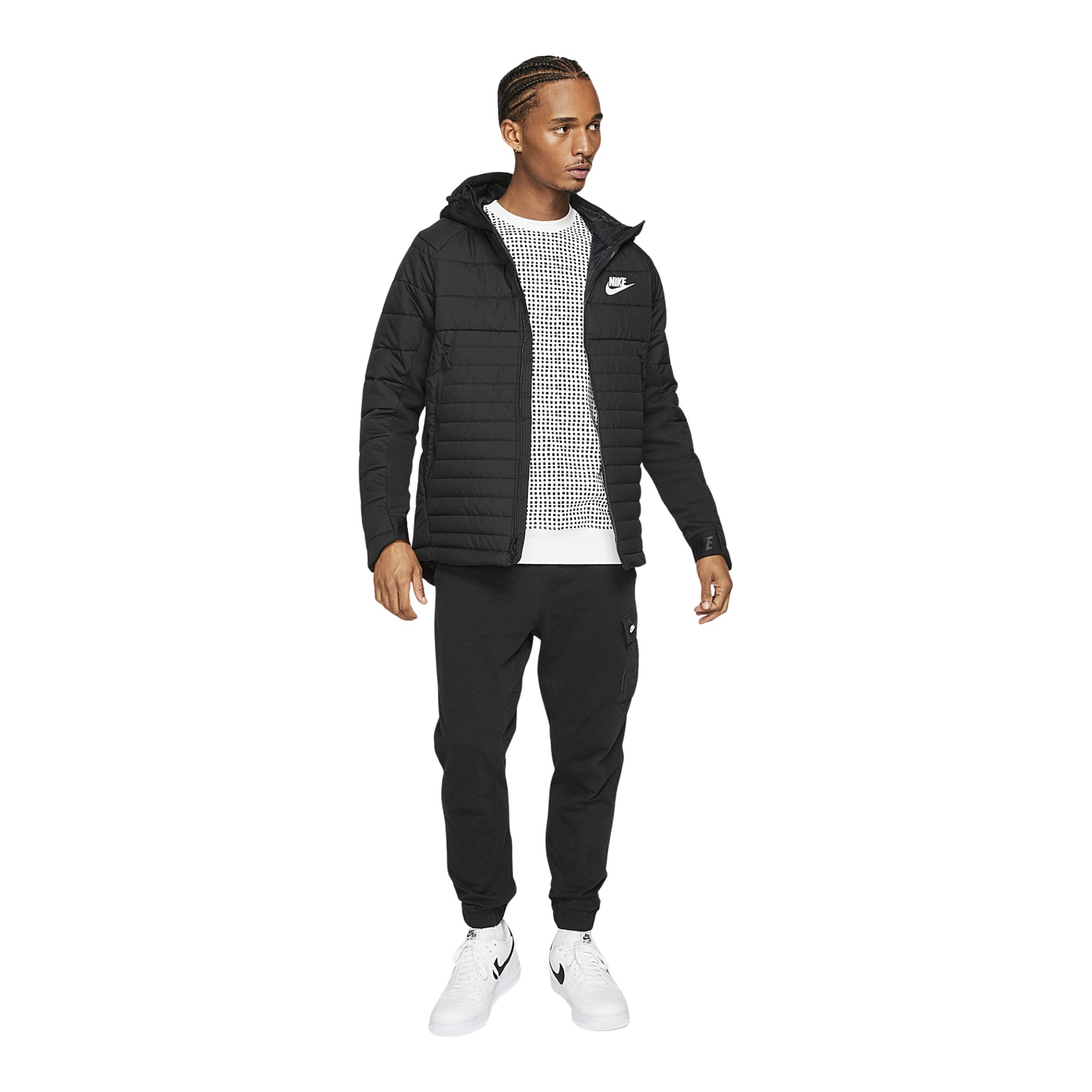 Nike Sportswear Synthetic-Fill Full Zip Hoodie Erkek Mont