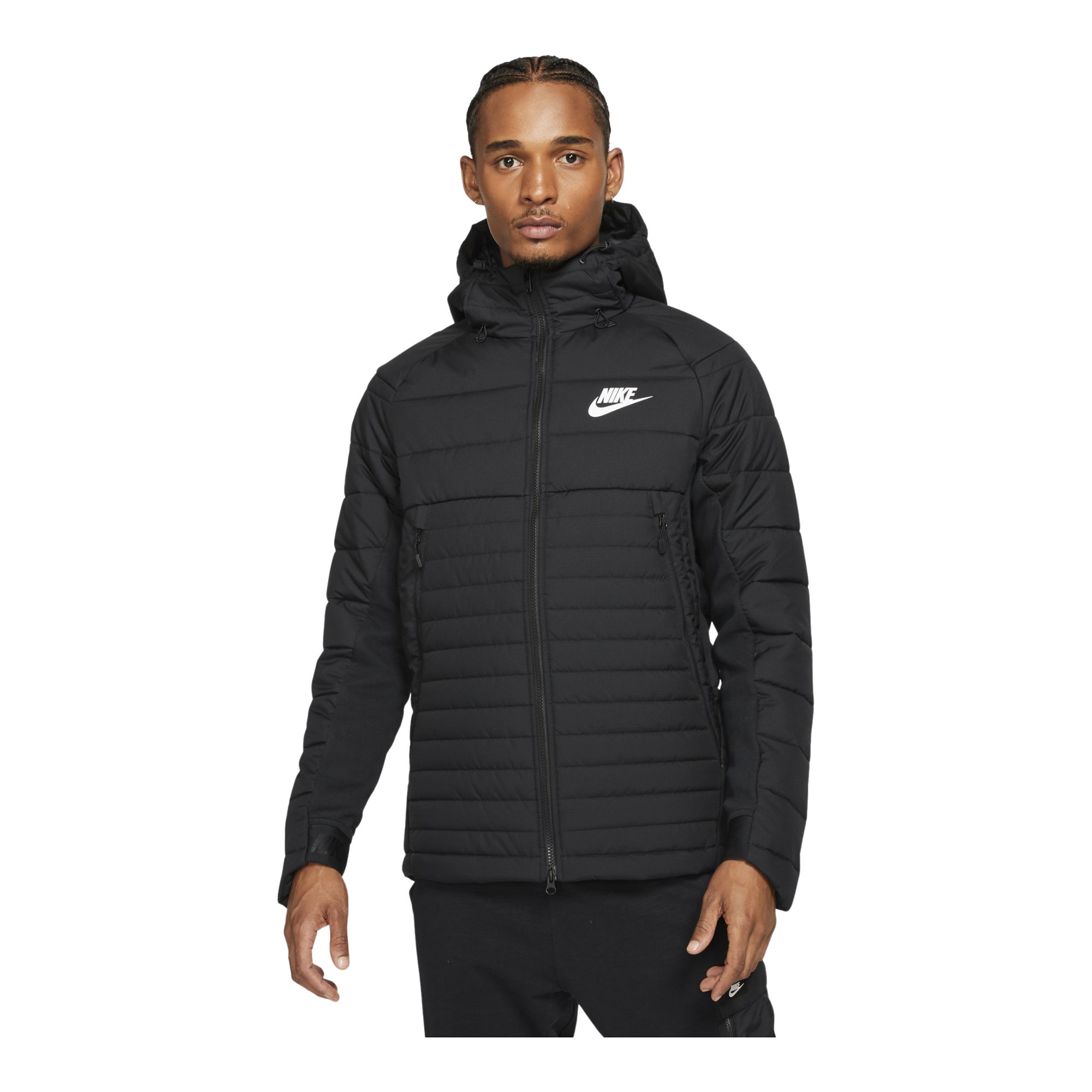 Nike Sportswear Synthetic-Fill Full Zip Hoodie Erkek Mont