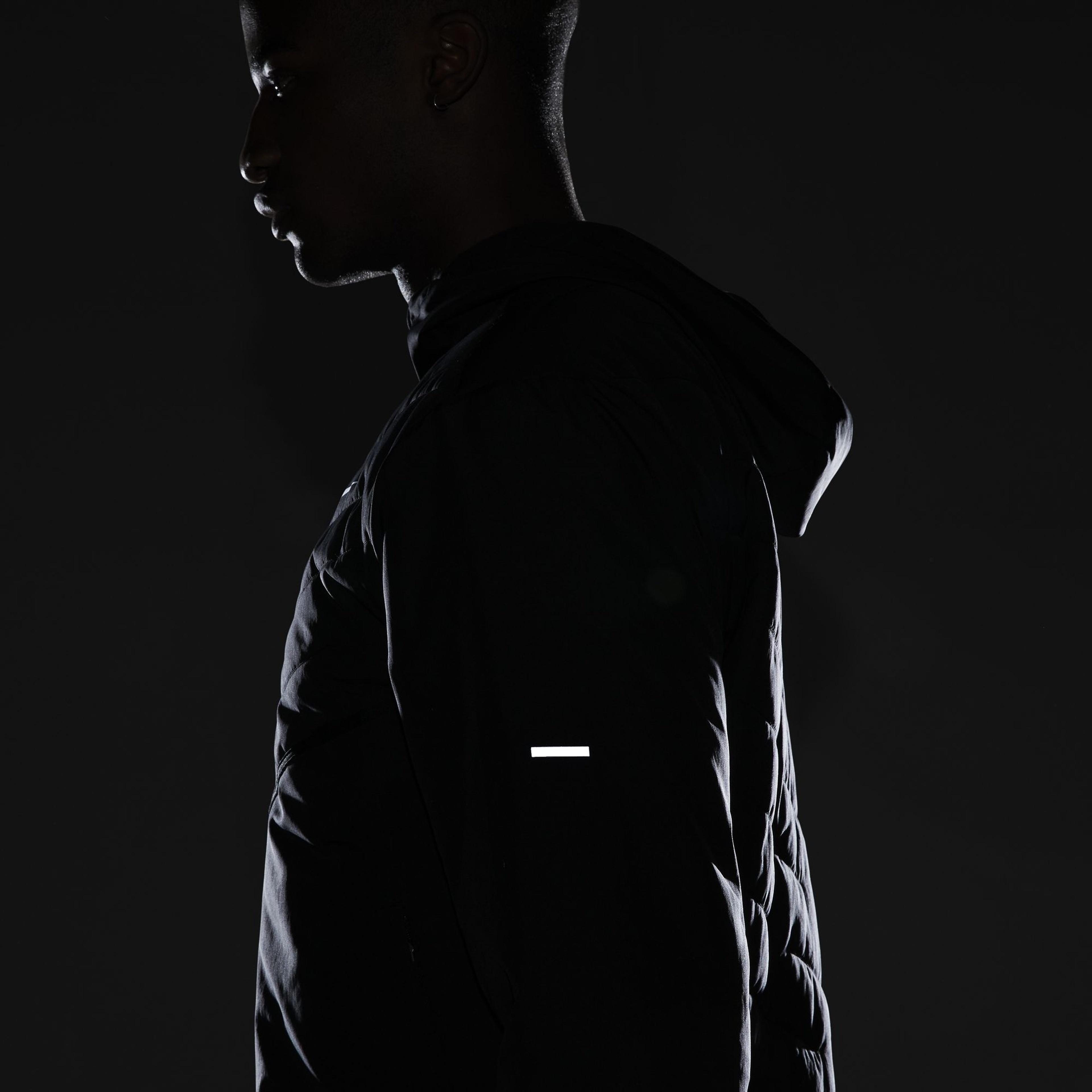 Nike Therma-Fit Repel Aerolayer Synthetic-Fill Running Full-Zip Hoodie Erkek Ceket