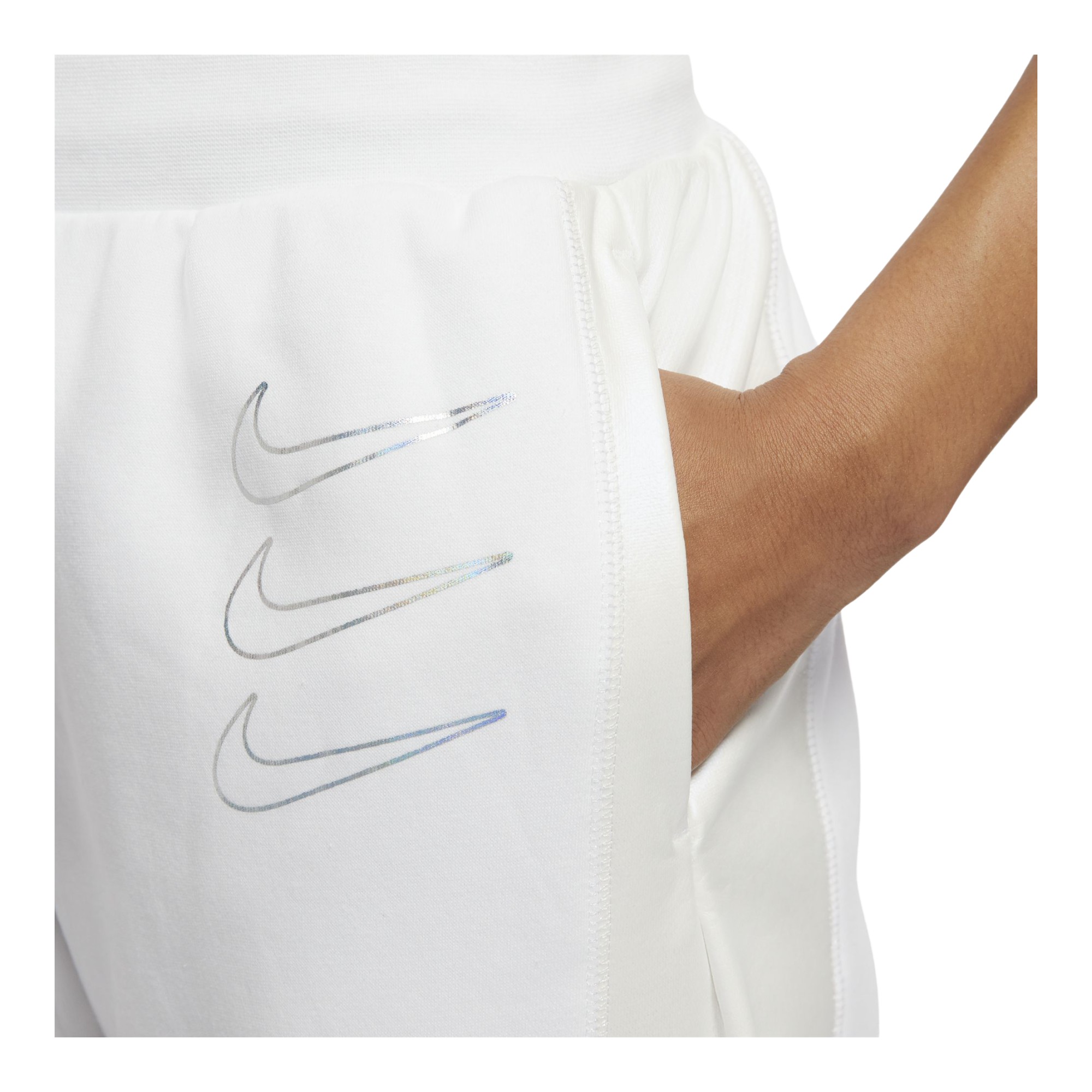 Nike Sportswear Fleece Graphic Mid-Rise Opal Shine Kadın Eşofman Altı