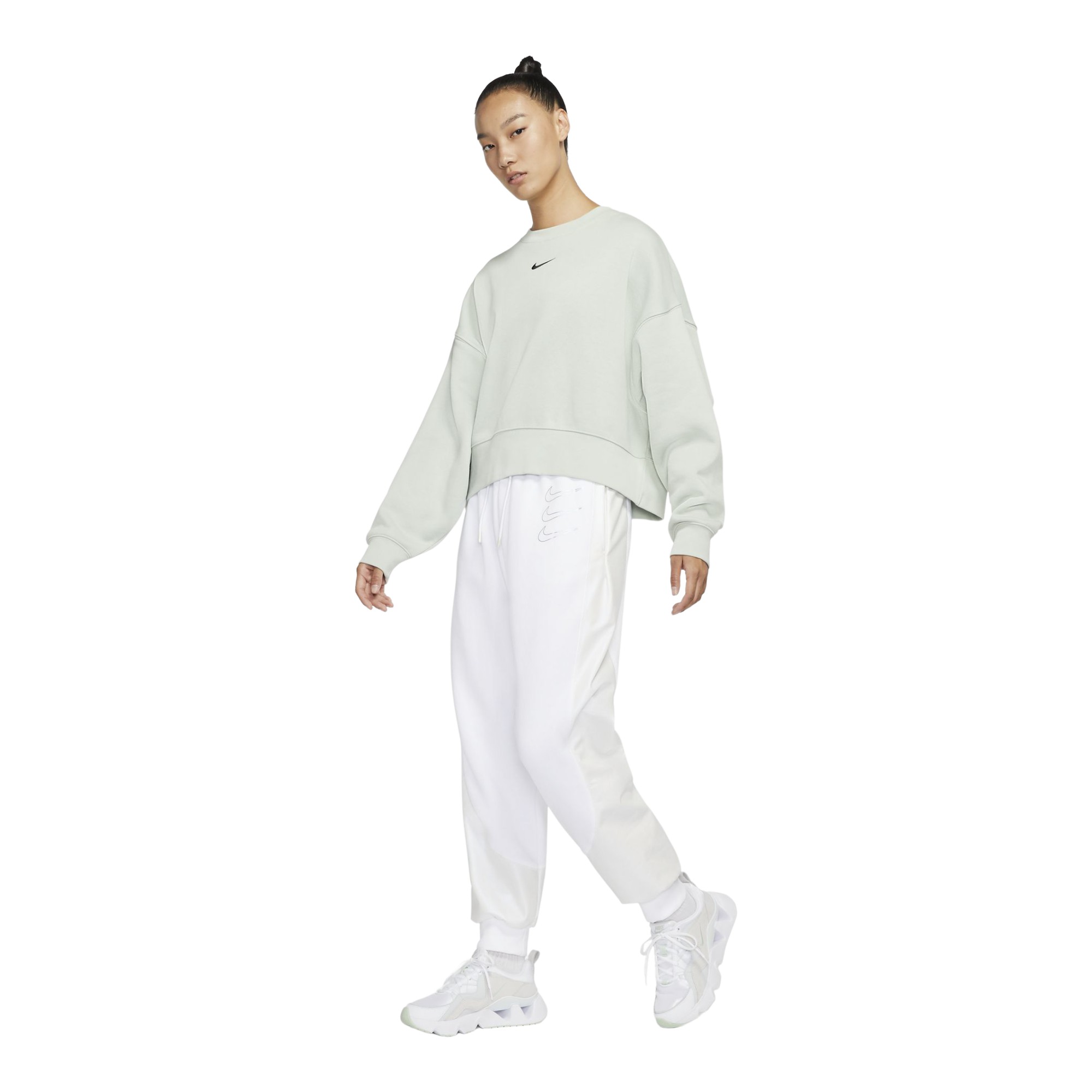 Nike Sportswear Fleece Graphic Mid-Rise Opal Shine Kadın Eşofman Altı