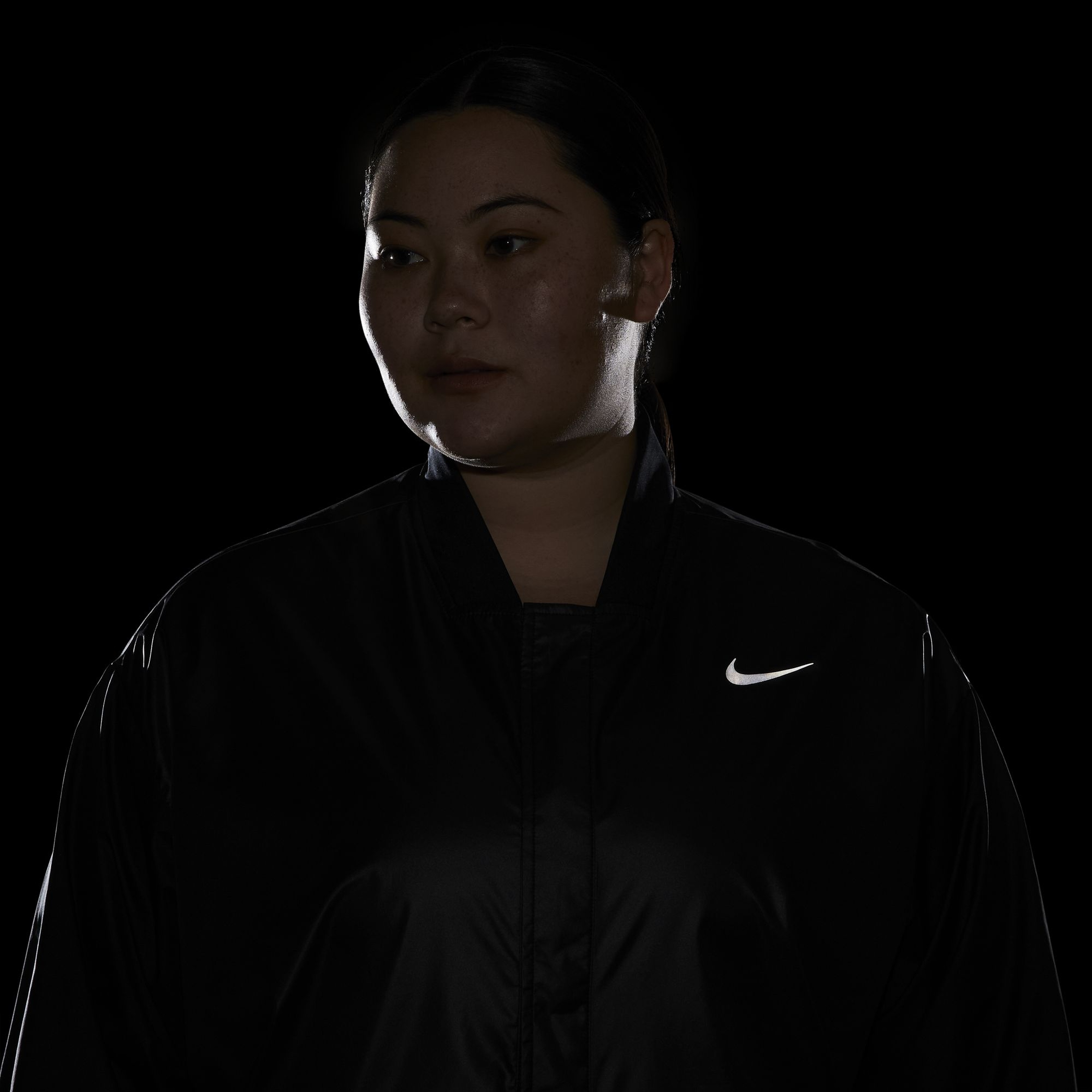 Nike Swoosh Print Running Full-Zip Kadın Ceket