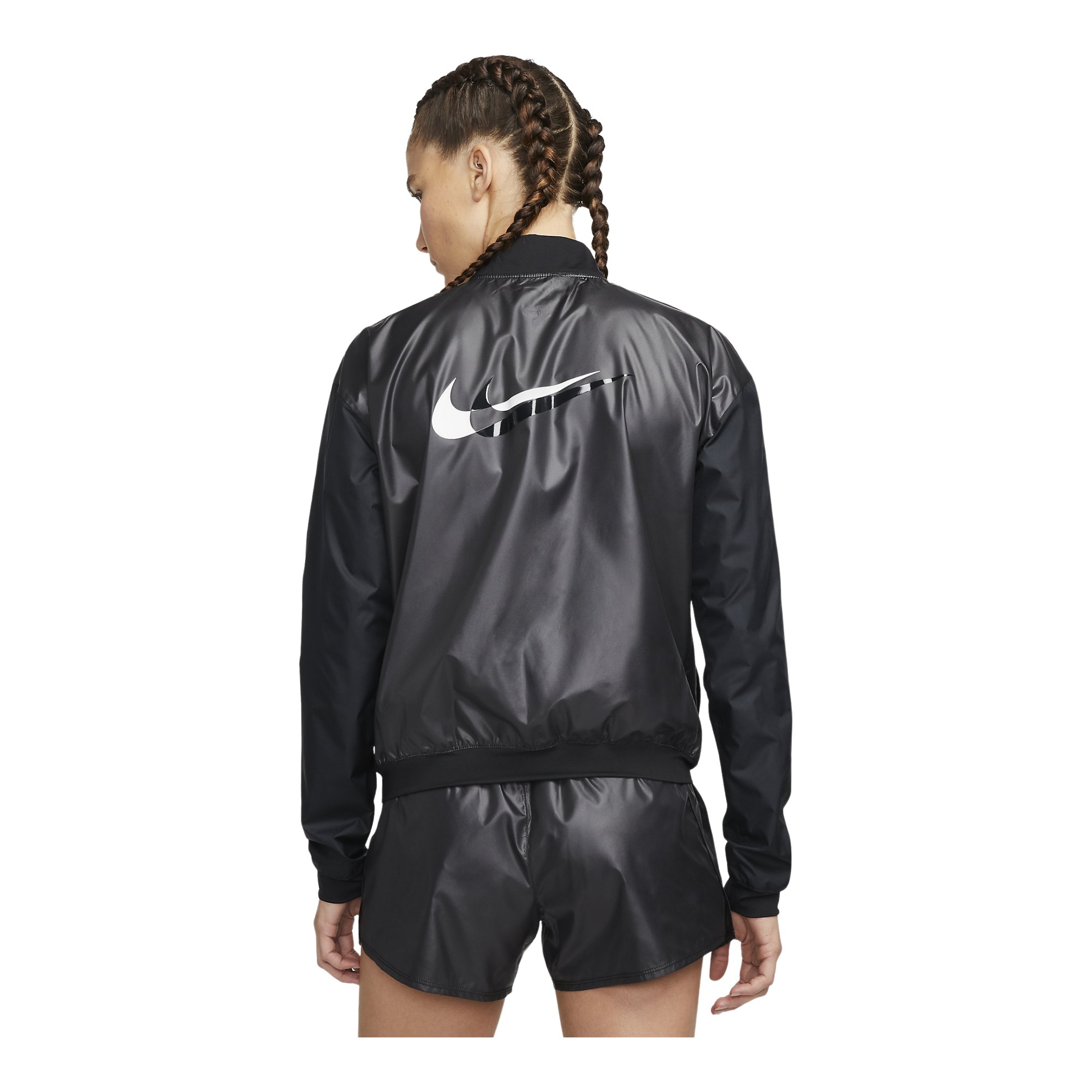 Nike Swoosh Print Running Full-Zip Kadın Ceket
