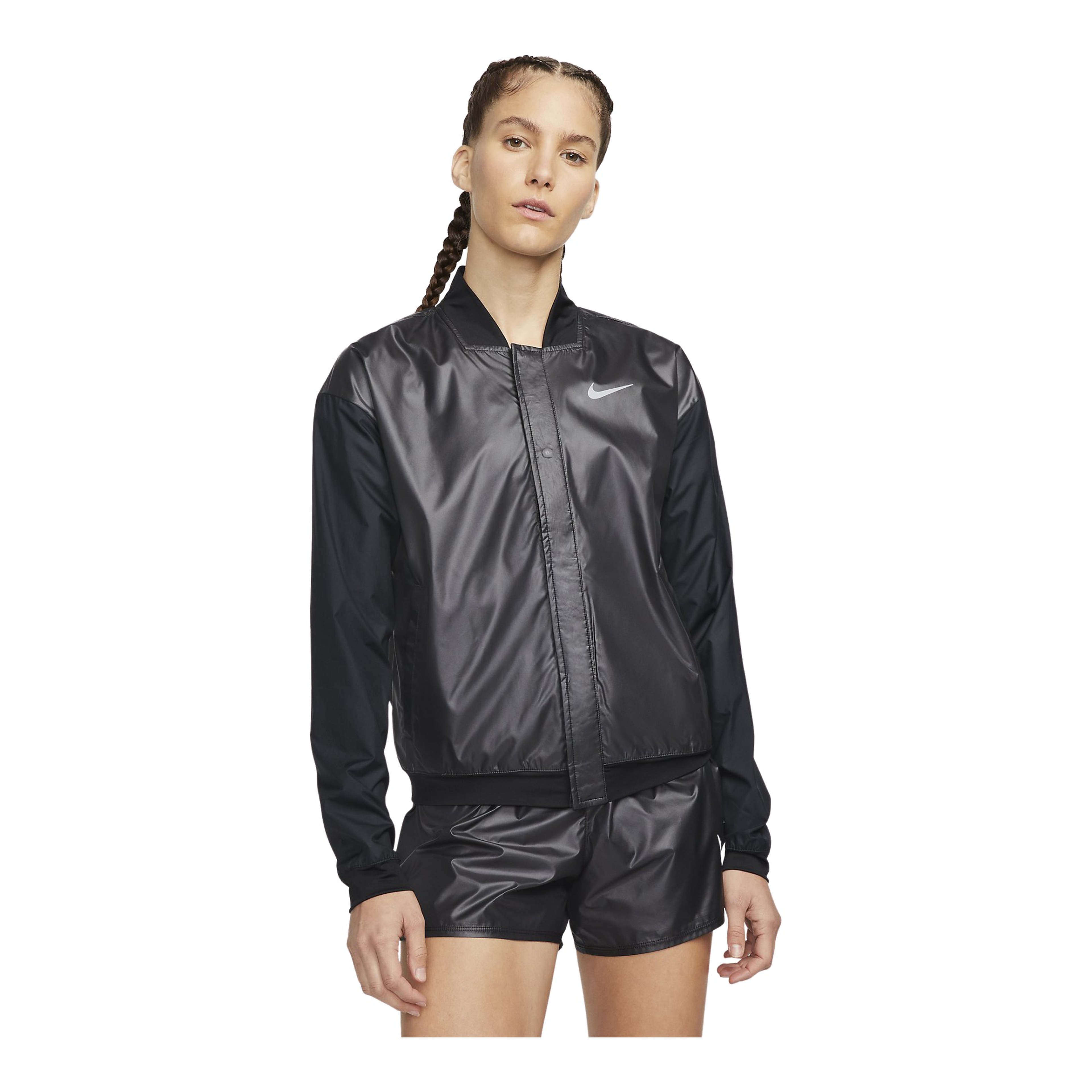 Nike Swoosh Print Running Full-Zip Kadın Ceket