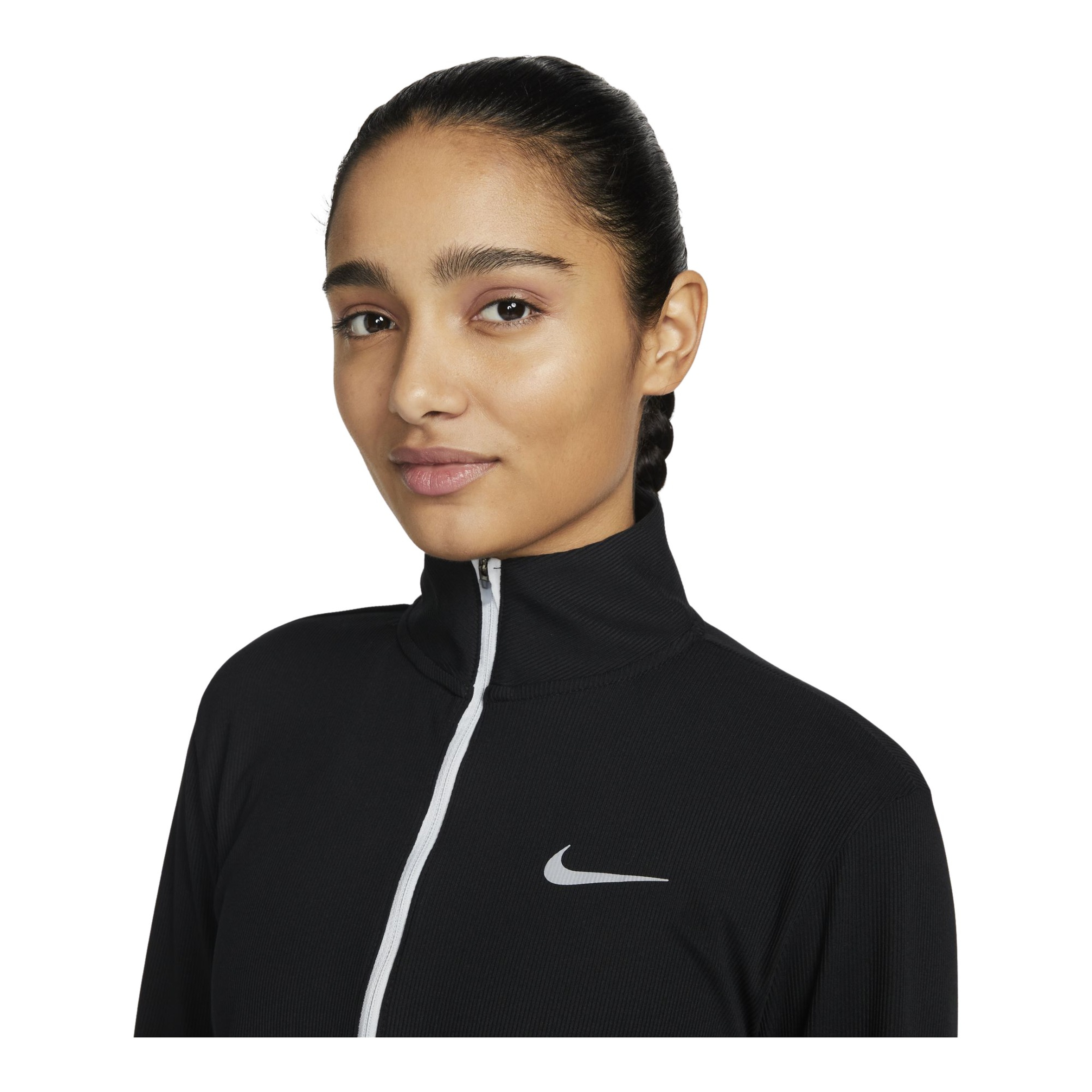 Nike Dri-Fit Element Mid Layer 1/4-Zip Running Long-Sleeve Kadın Tişört