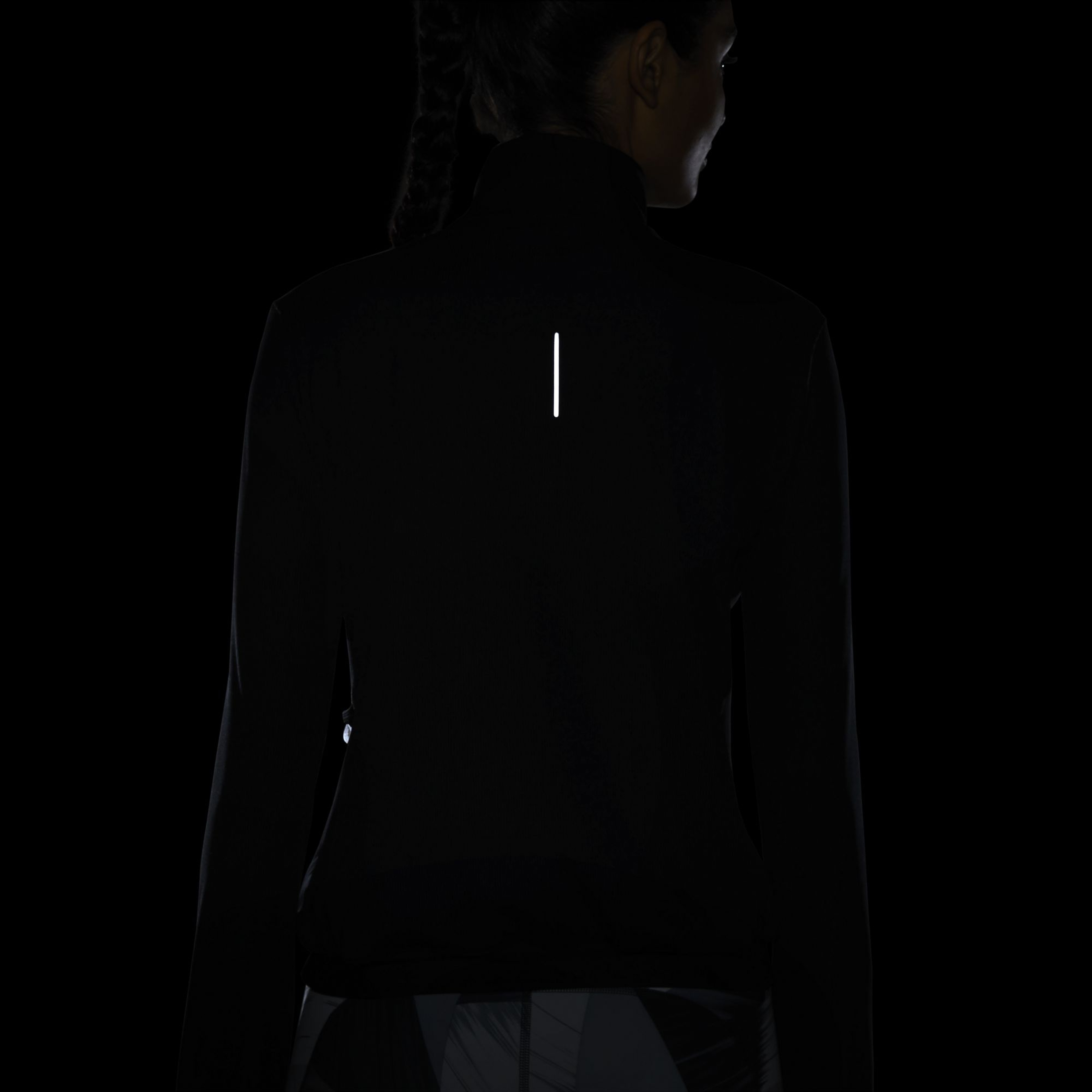 Nike Dri-Fit Element Mid Layer 1/4-Zip Running Long-Sleeve Kadın Tişört