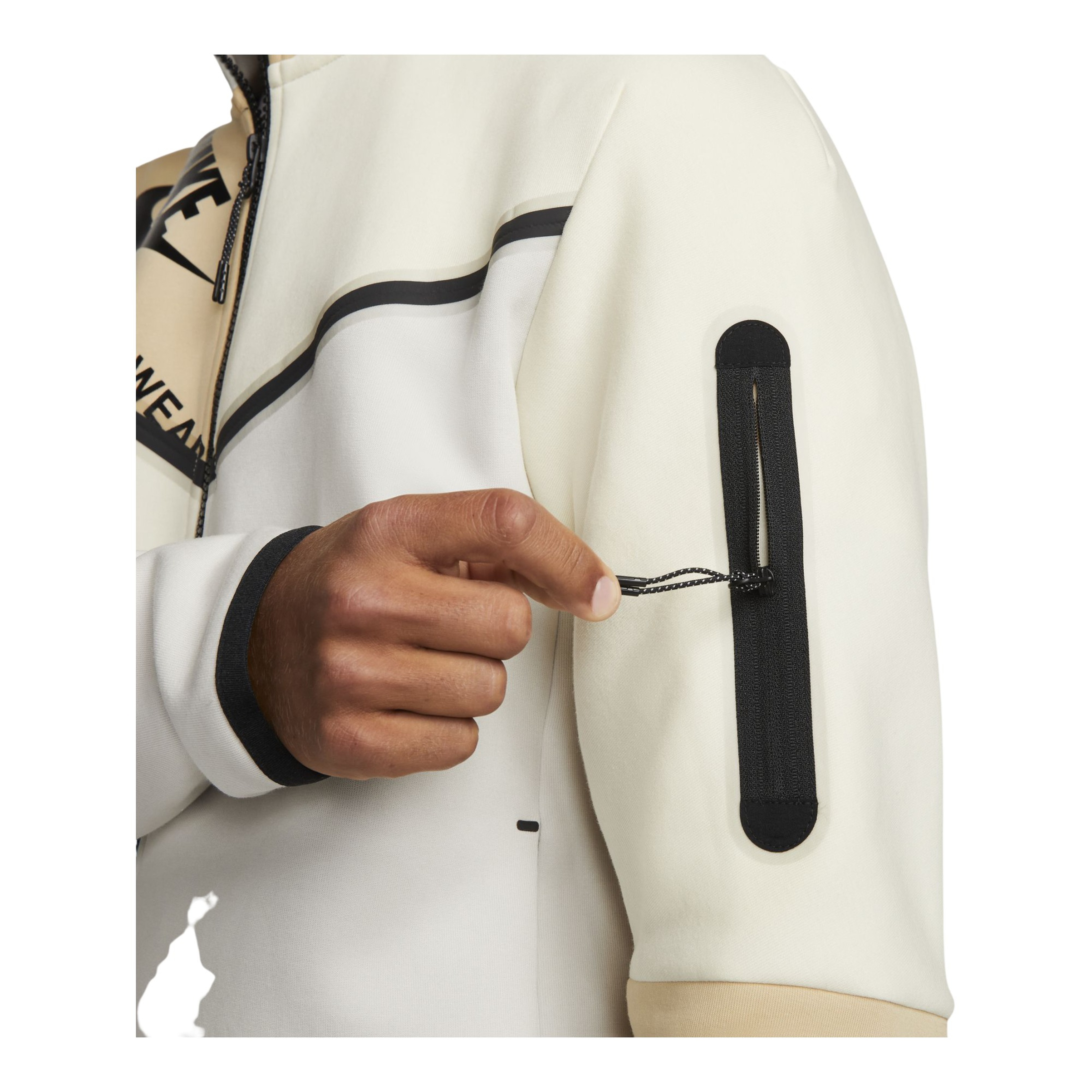 Nike Sportswear Tech Fleece Windrunner Graphic Color Block Full-Zip Hoodie Erkek Sweatshirt