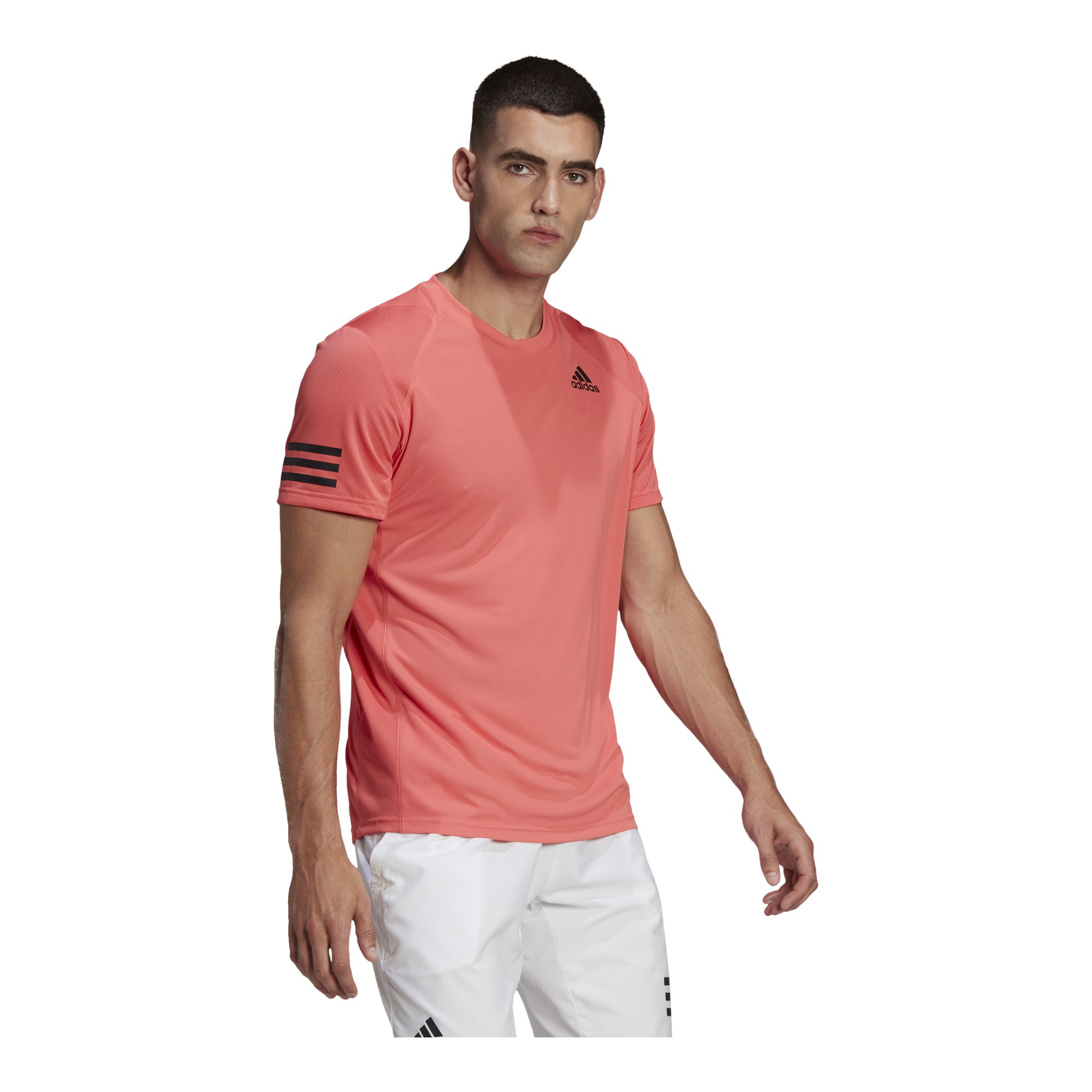 adidas Club Tennis 3-Stripes Short-Sleeve Erkek Tişört