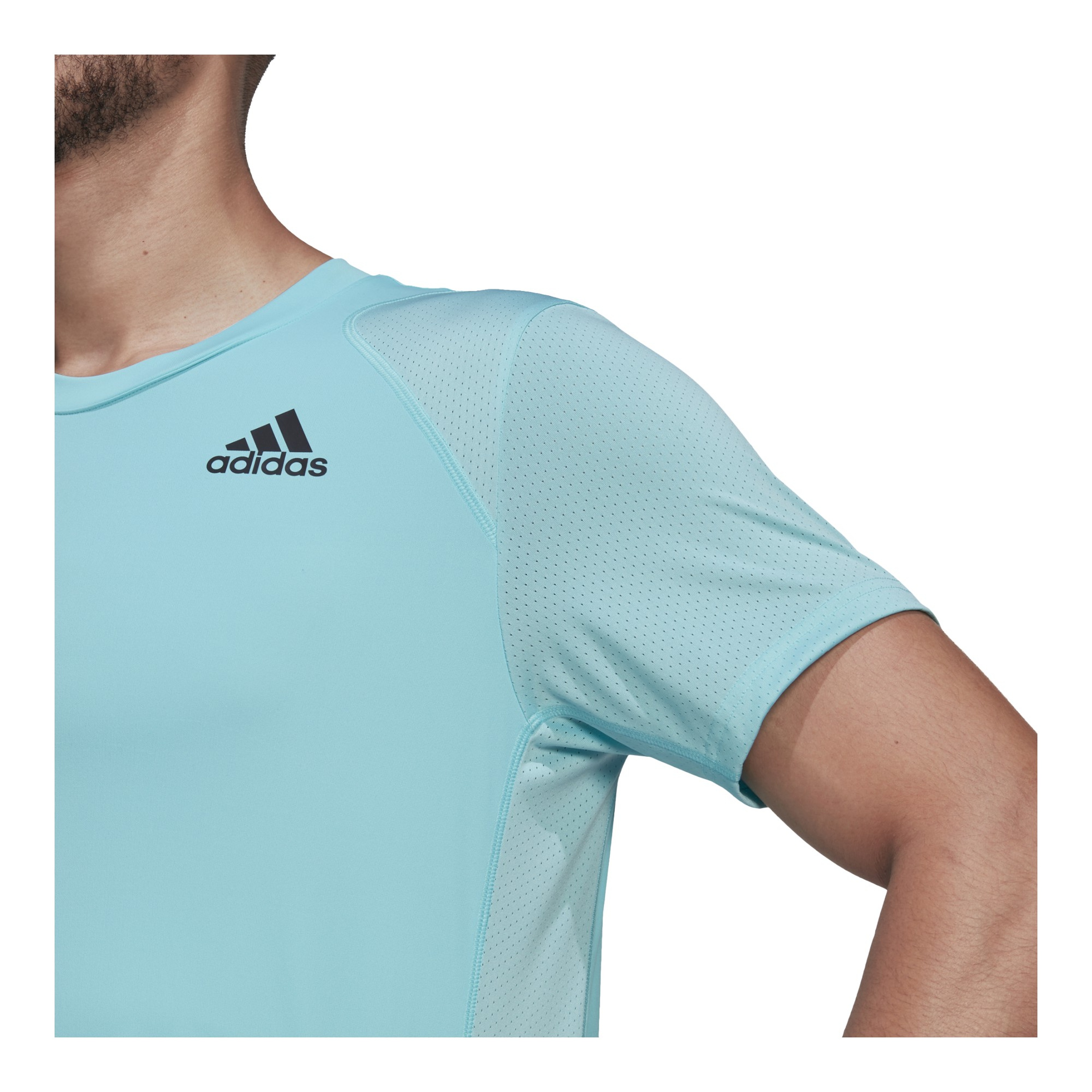 adidas Club Tennis 3-Stripes Short-Sleeve Erkek Tişört