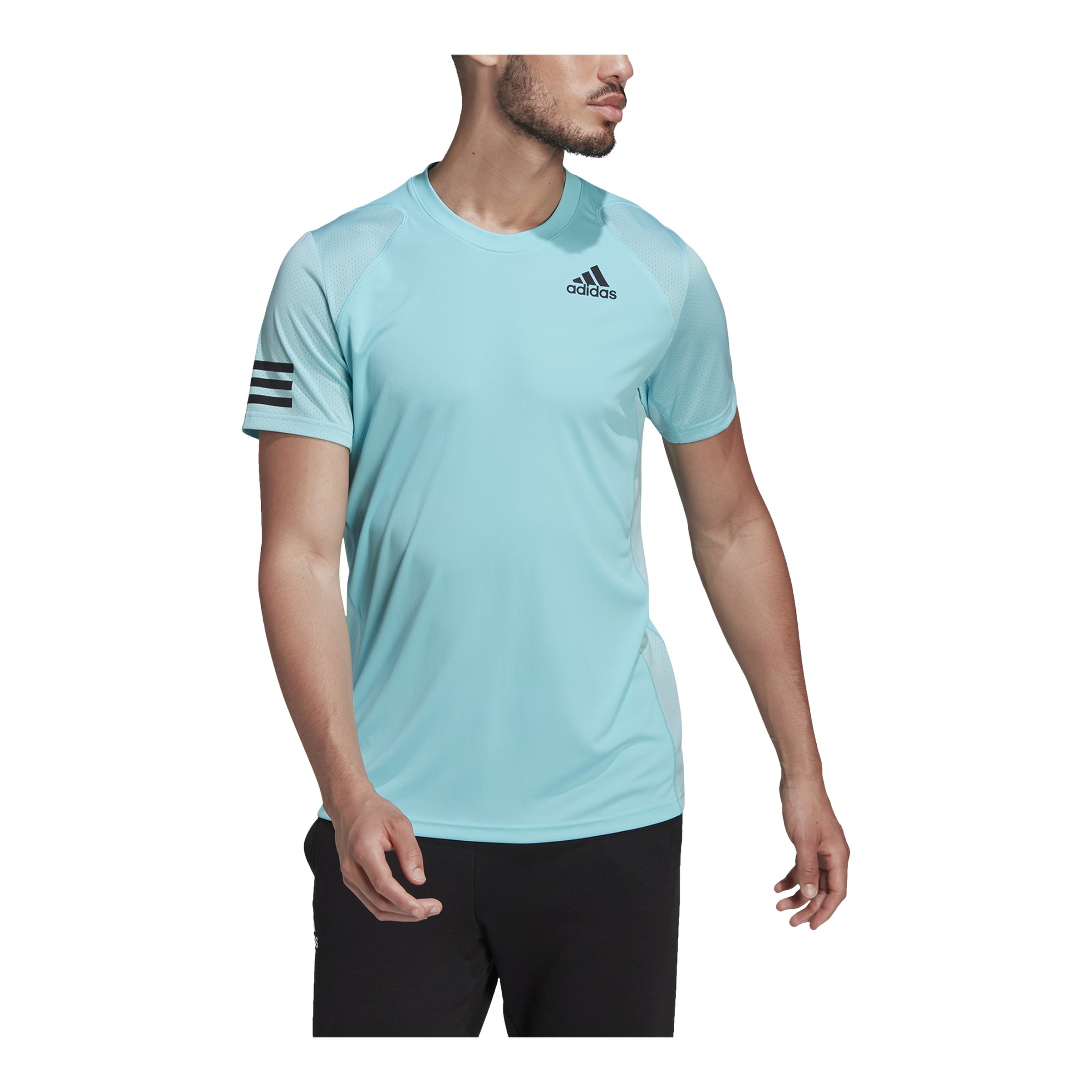 adidas Club Tennis 3-Stripes Short-Sleeve Erkek Tişört