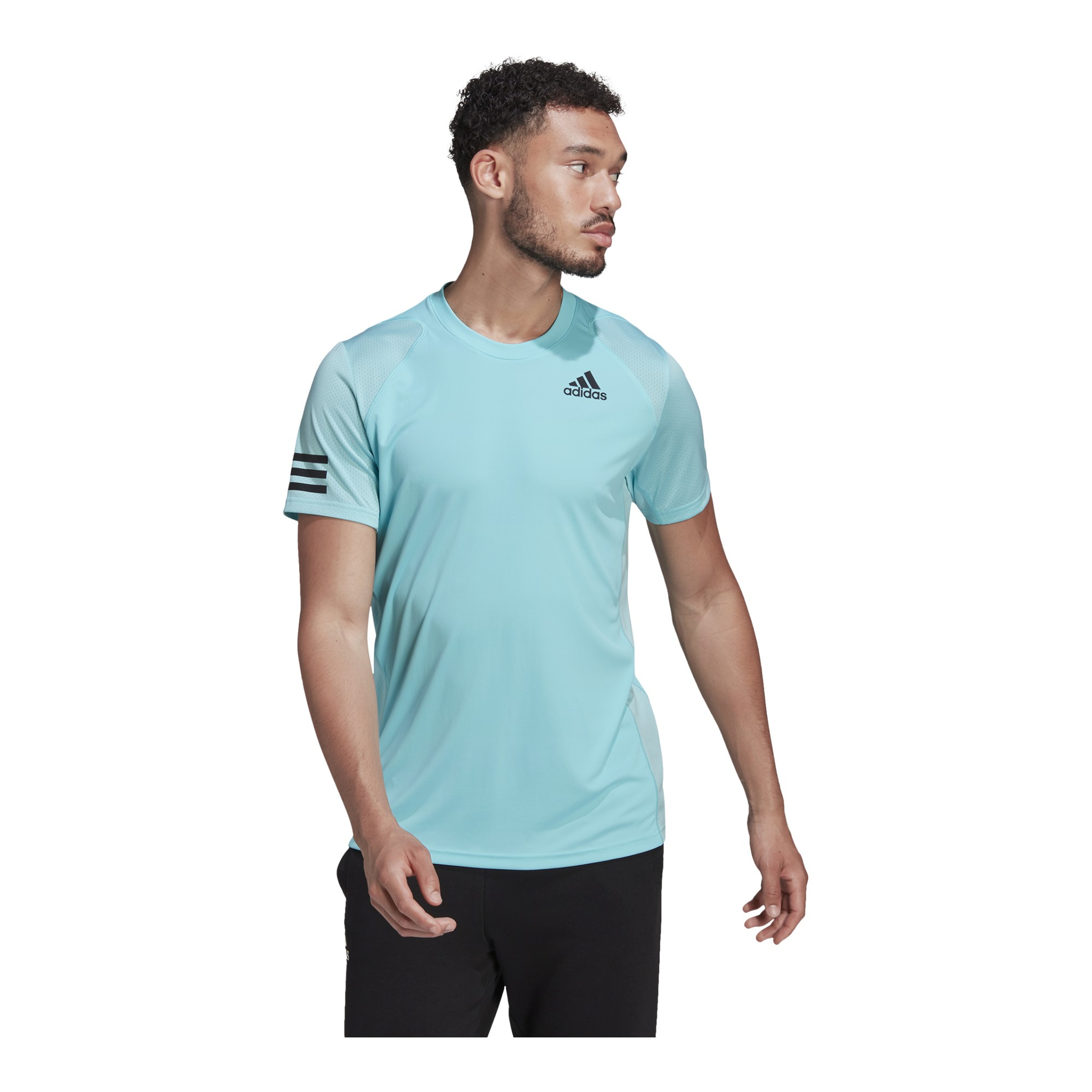 adidas Club Tennis 3-Stripes Short-Sleeve Erkek Tişört