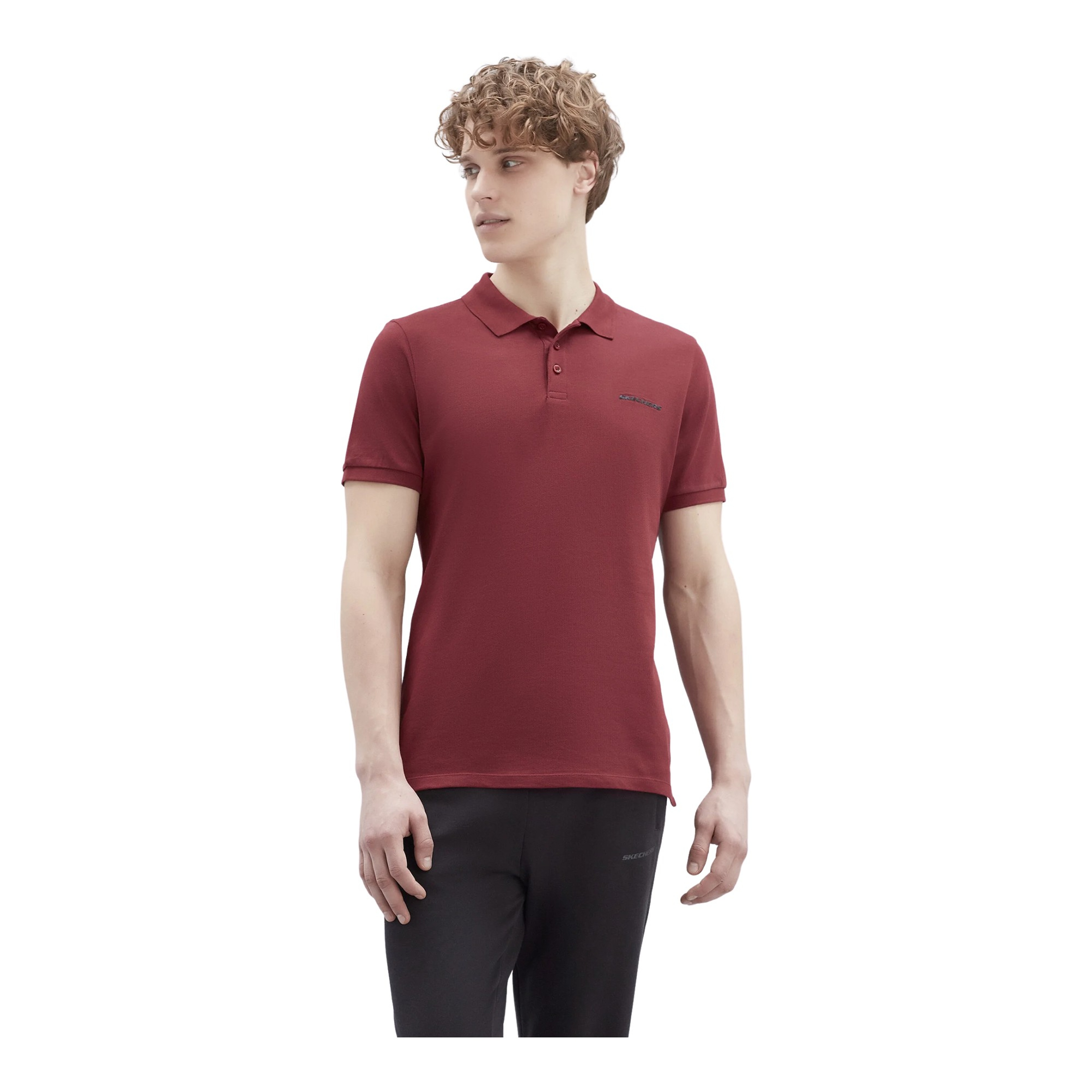 Skechers Sportswear Short-Sleeve Polo Erkek Tişört