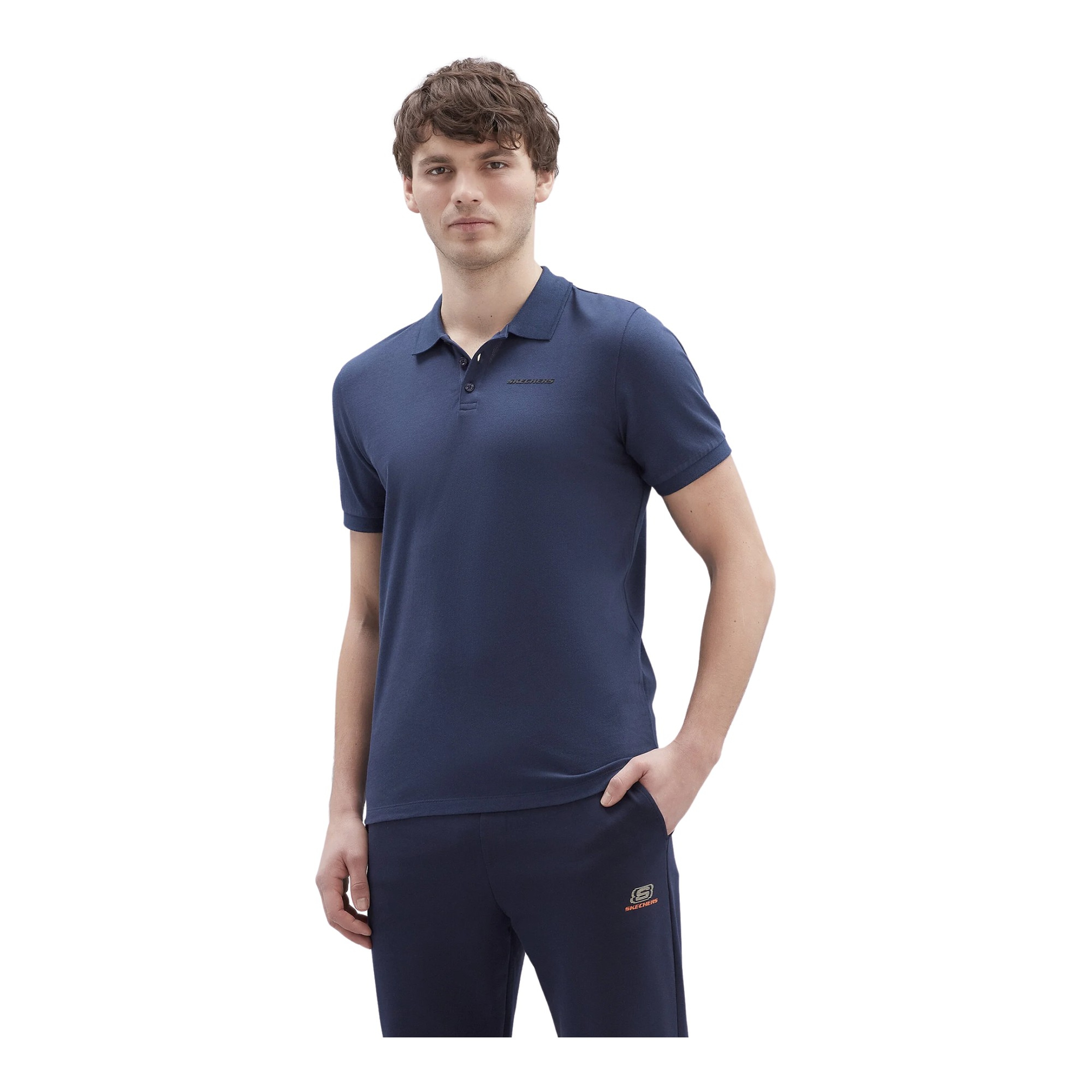 Skechers Sportswear Short-Sleeve Polo Erkek Tişört
