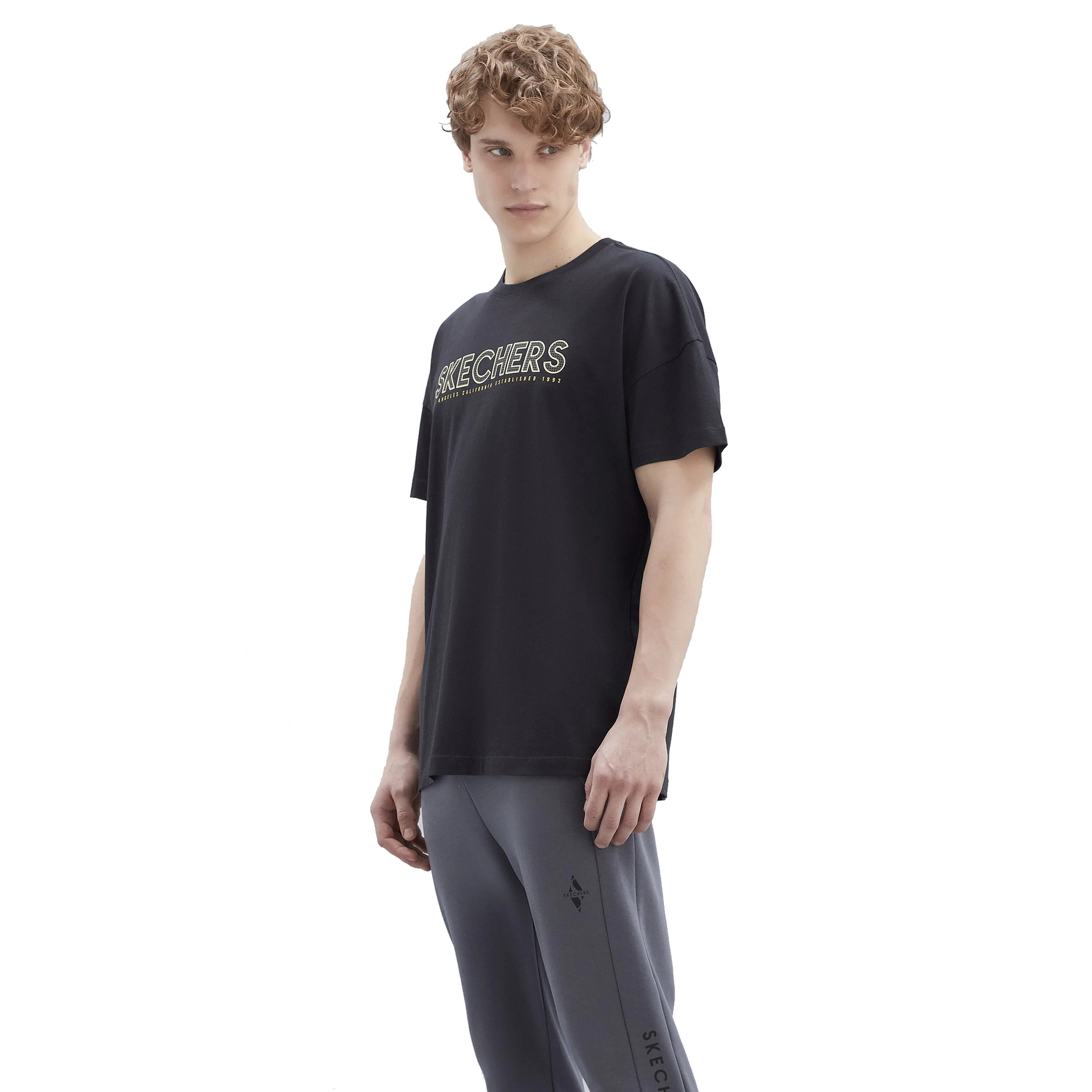 Skechers Sportswear Big Logo Graphic Short-Sleeve Erkek Tişört