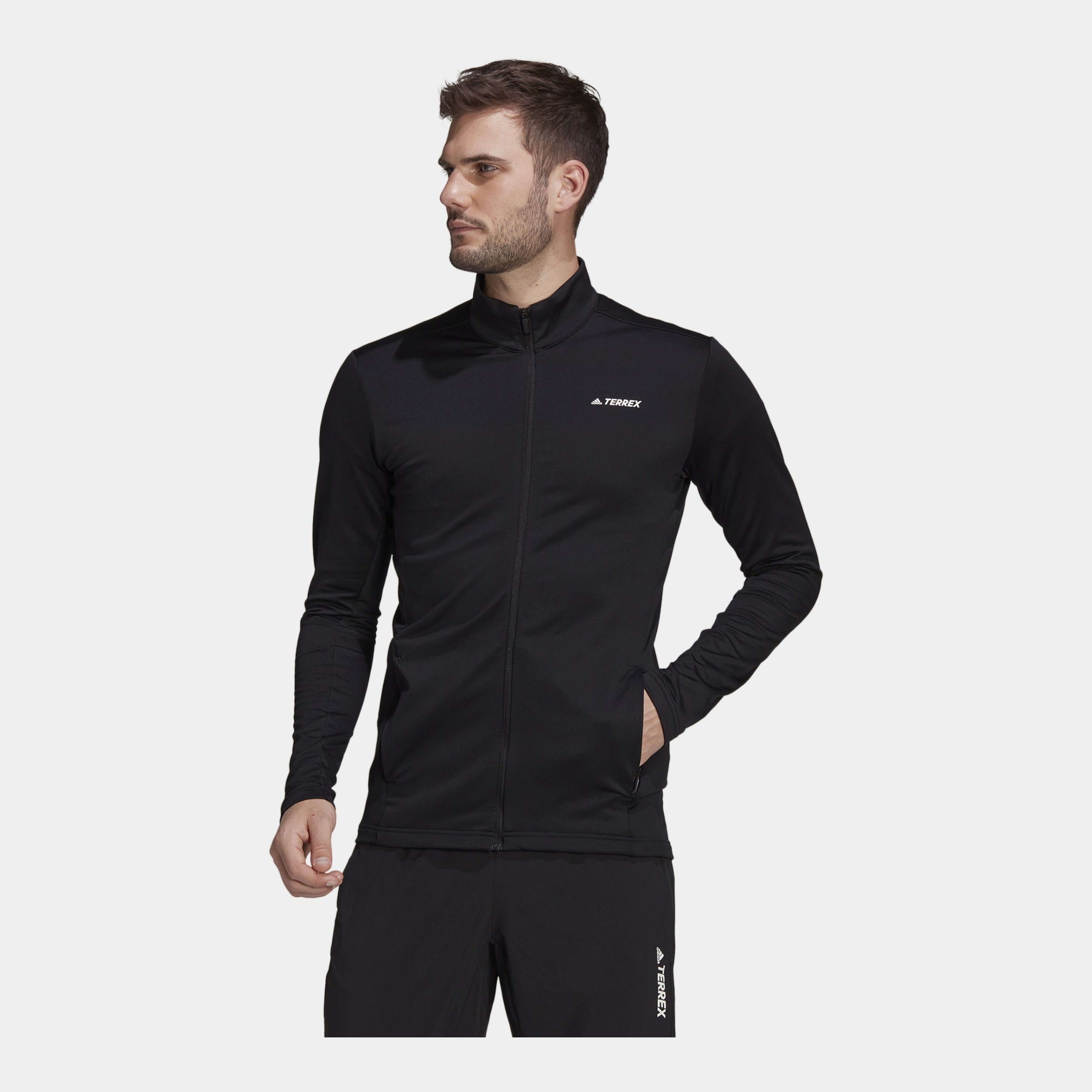 adidas Terrex Multi Primegreen Full-Zip Fleece Erkek Ceket