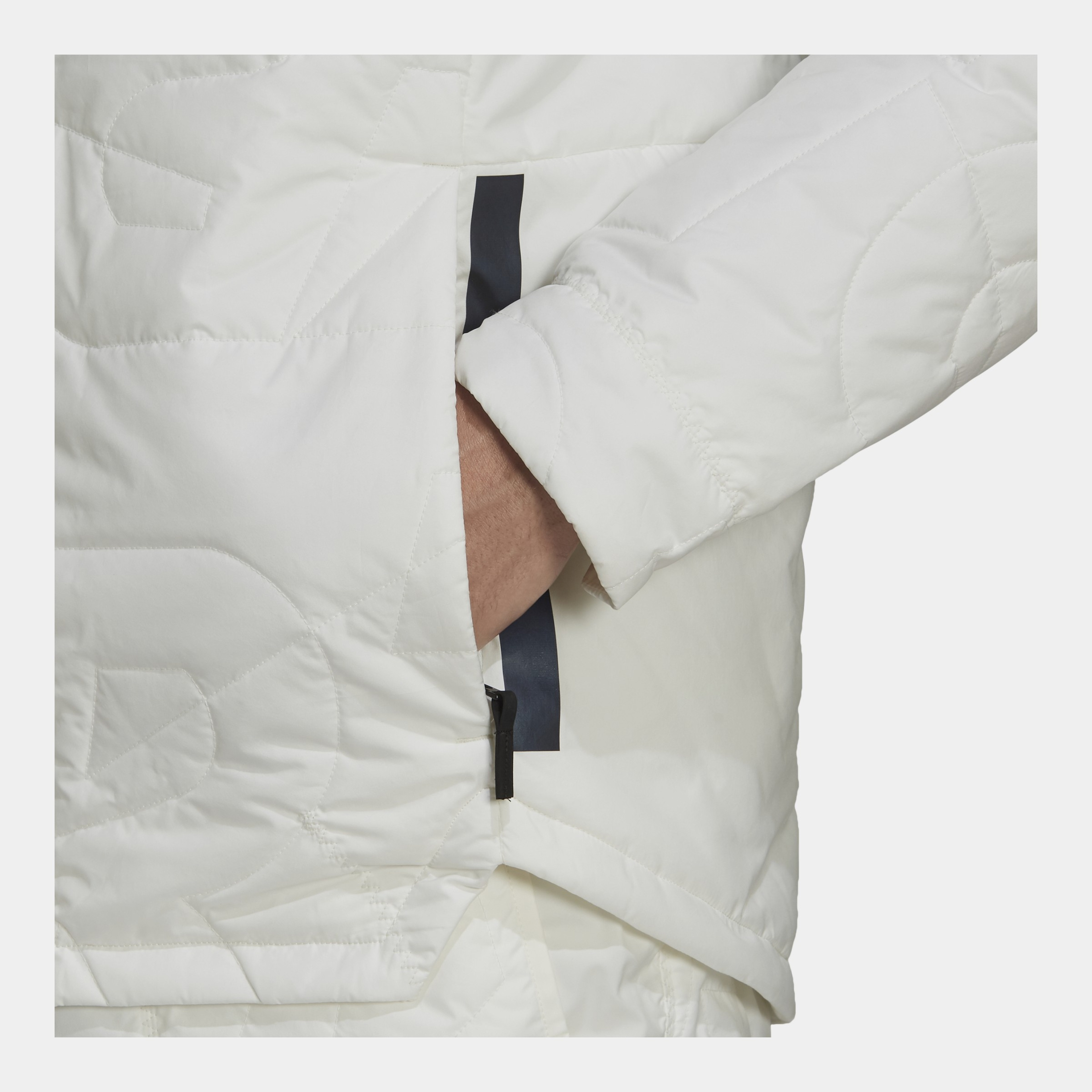 adidas Terrex MYSHELTER PrimaLoft Padded Full-Zip Hoodie Erkek Mont