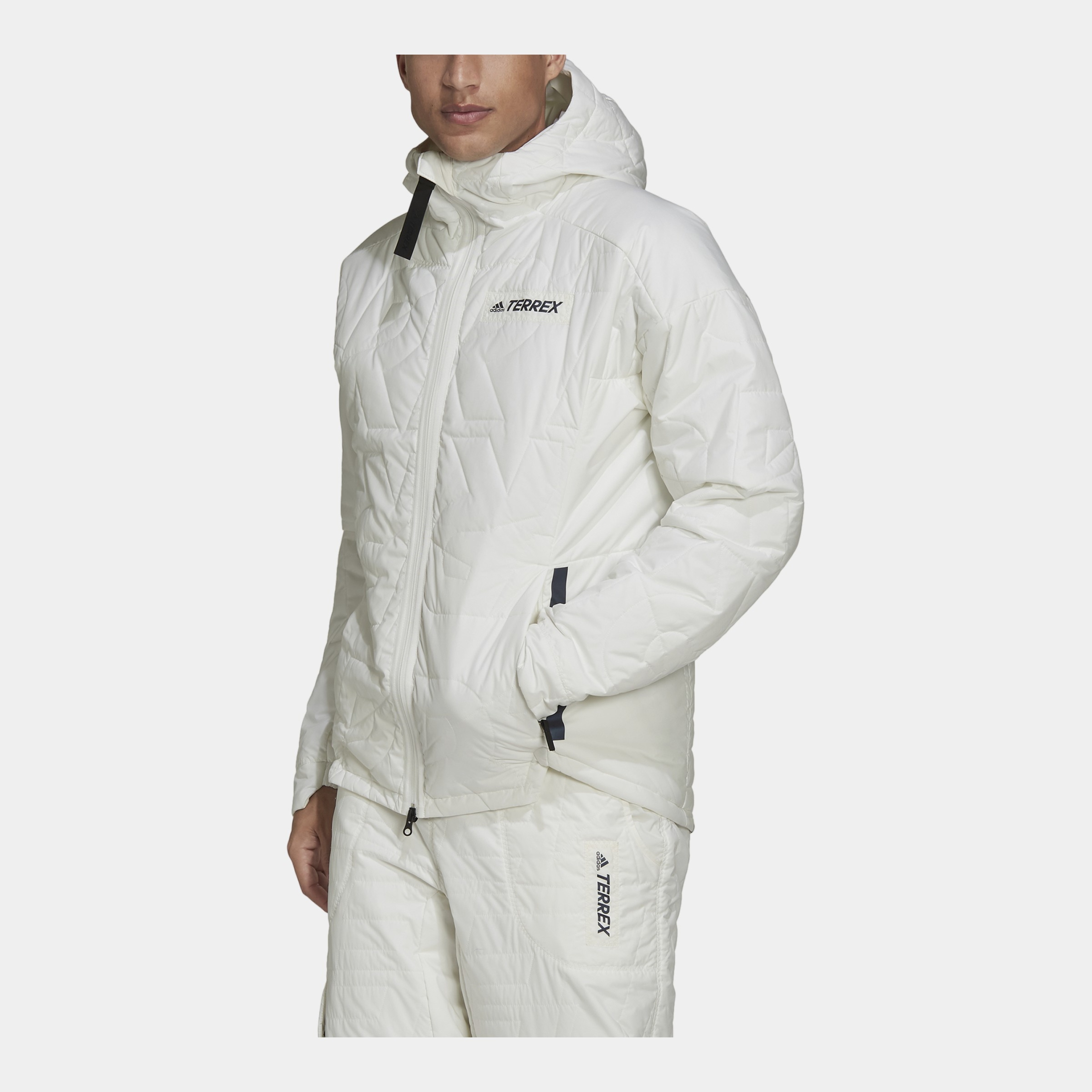 adidas Terrex MYSHELTER PrimaLoft Padded Full-Zip Hoodie Erkek Mont