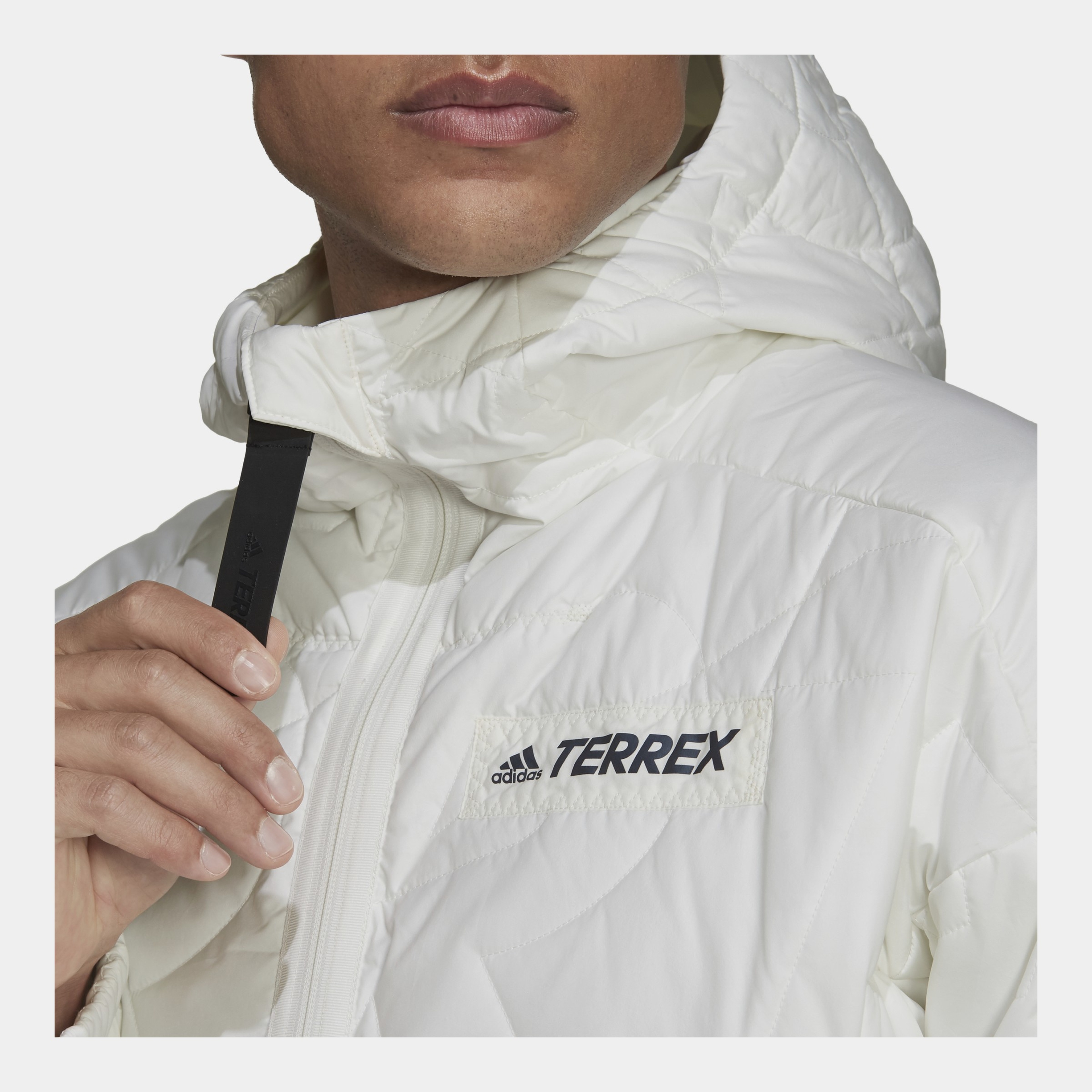 adidas Terrex MYSHELTER PrimaLoft Padded Full-Zip Hoodie Erkek Mont