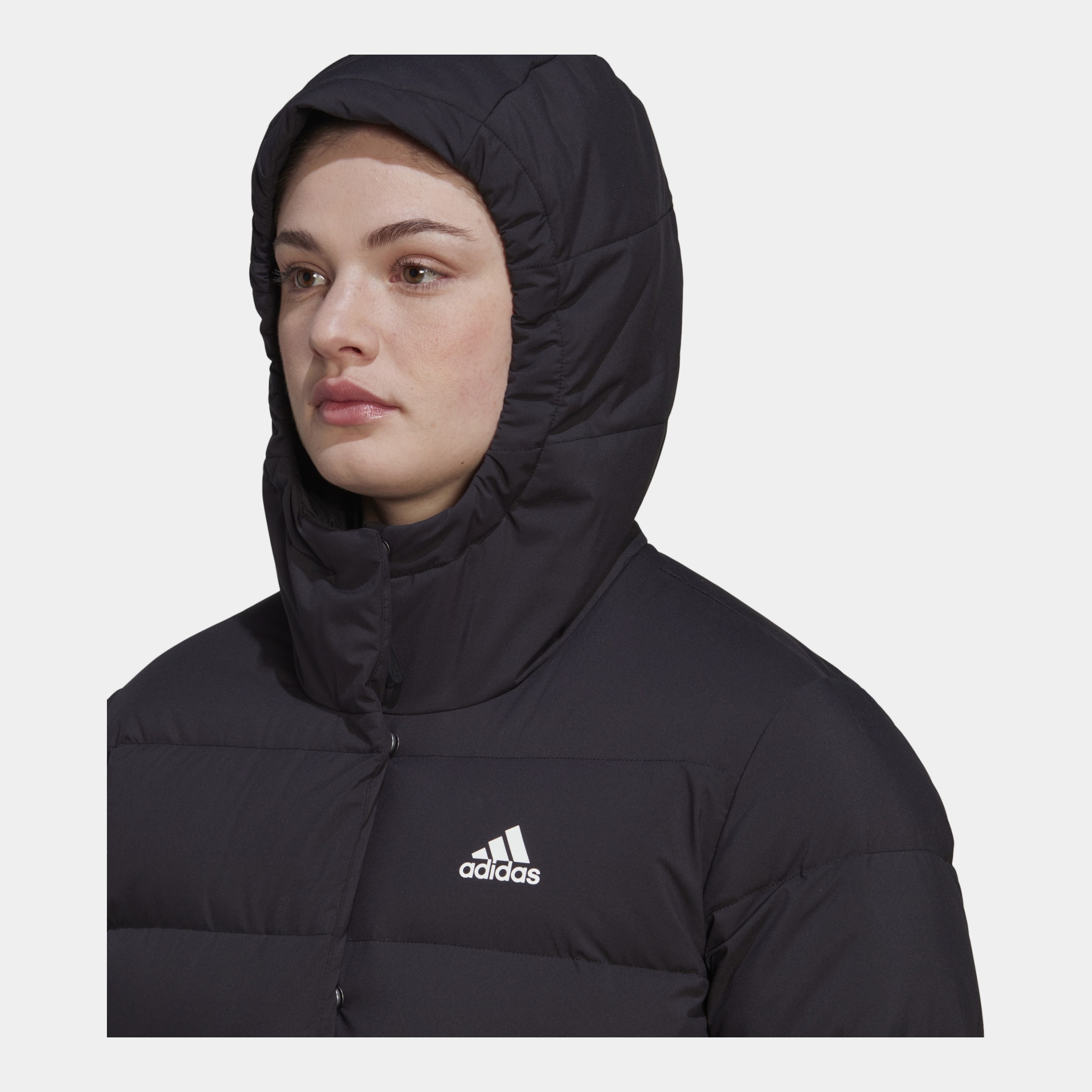 adidas Sportswear Helionic Down Full-Zip Hoodie Kadın Mont