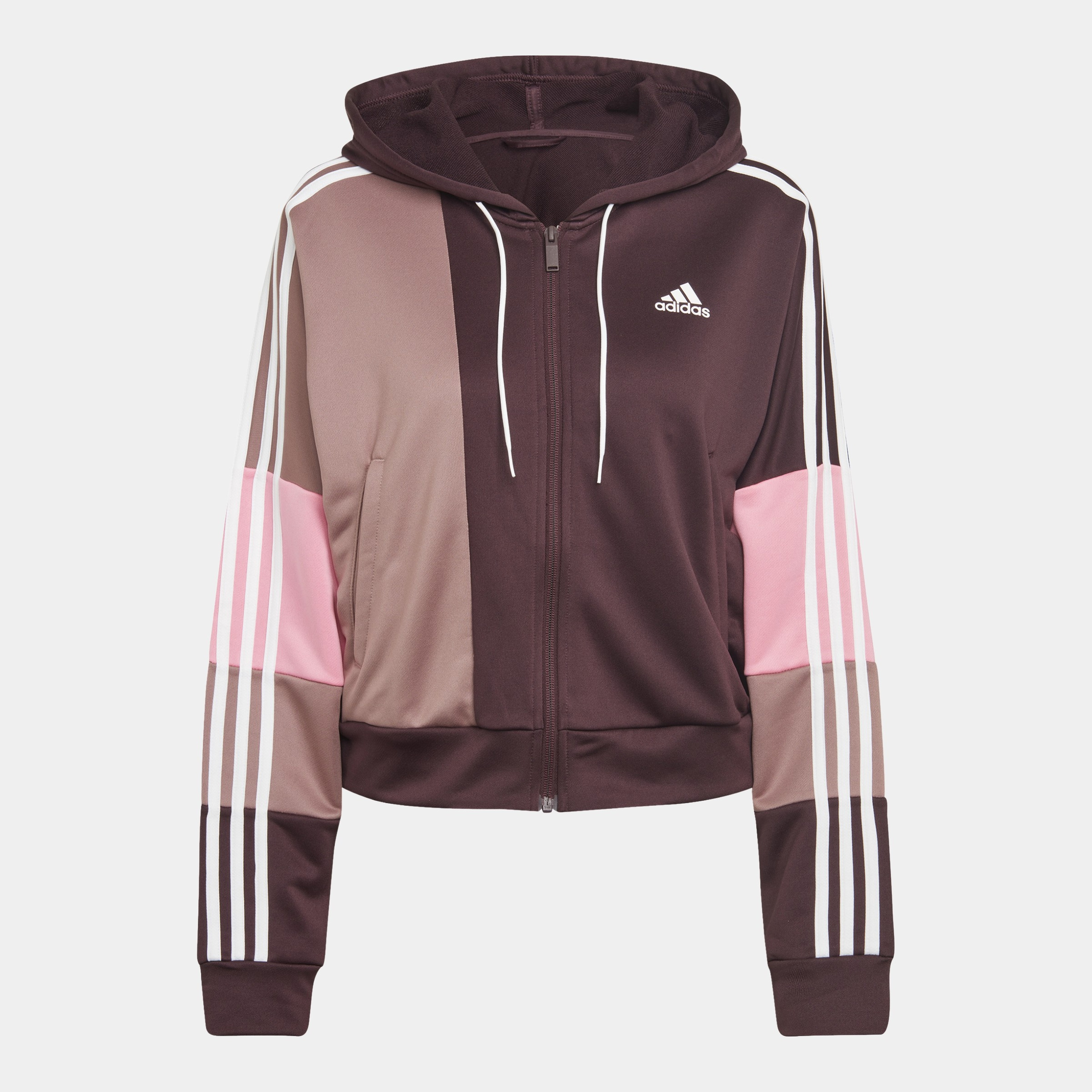 adidas Sportswear Bold Block Full-Zip Hoodie Kadın Eşofman Takımı