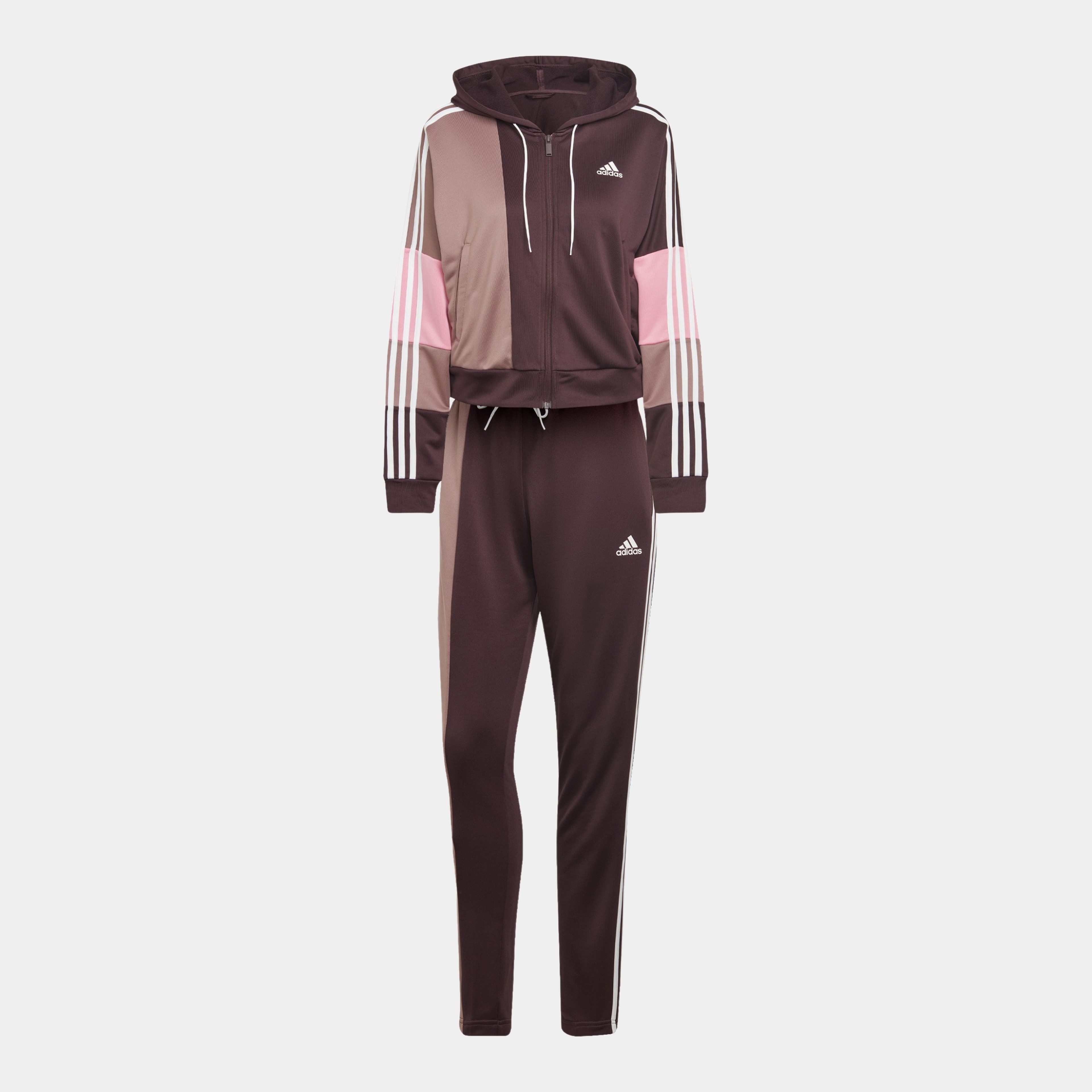 adidas Sportswear Bold Block Full-Zip Hoodie Kadın Eşofman Takımı