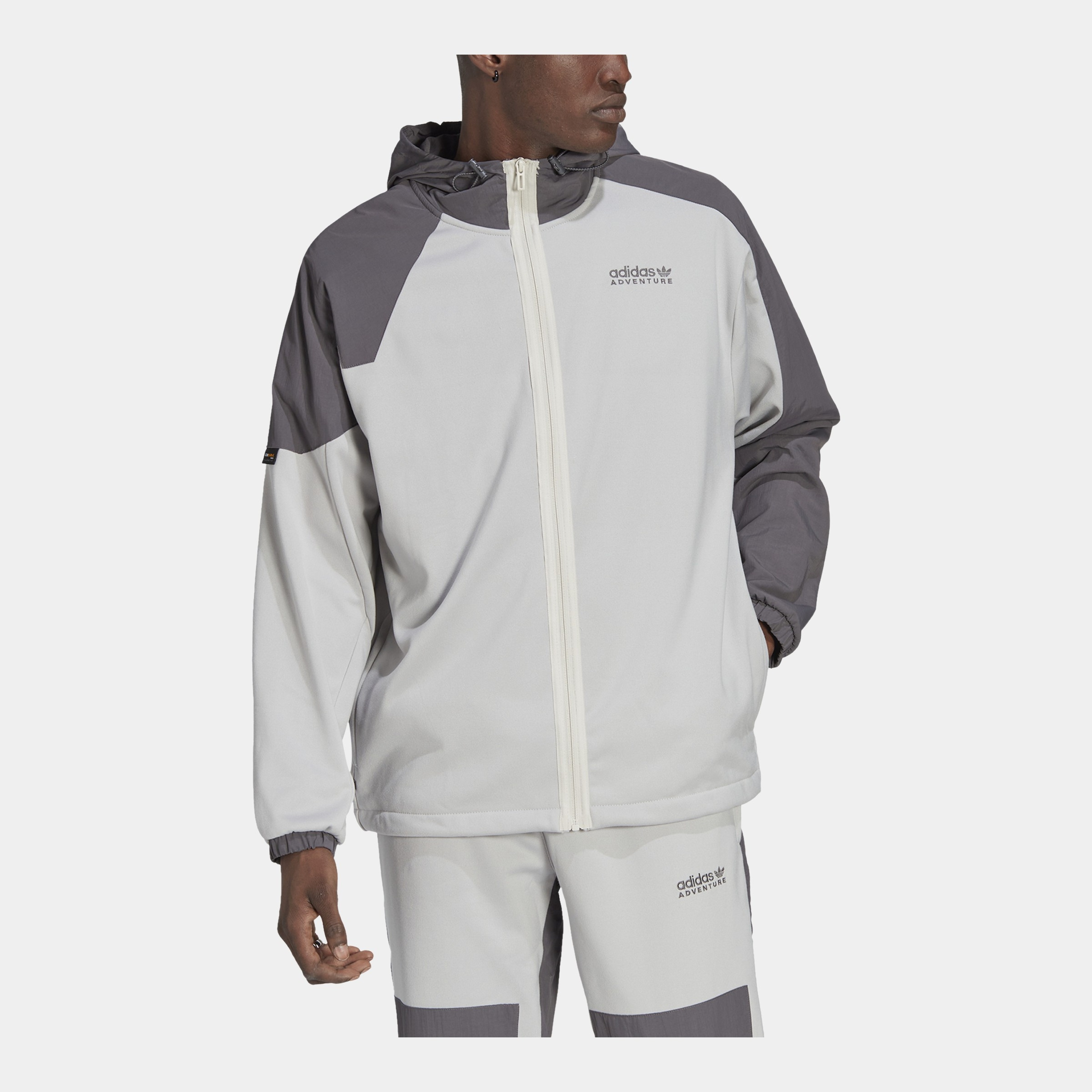 【美品】Adidas ジャンパー adidas Sportswear Adventure Winter Fabric Mix Full-Zip Hoodie