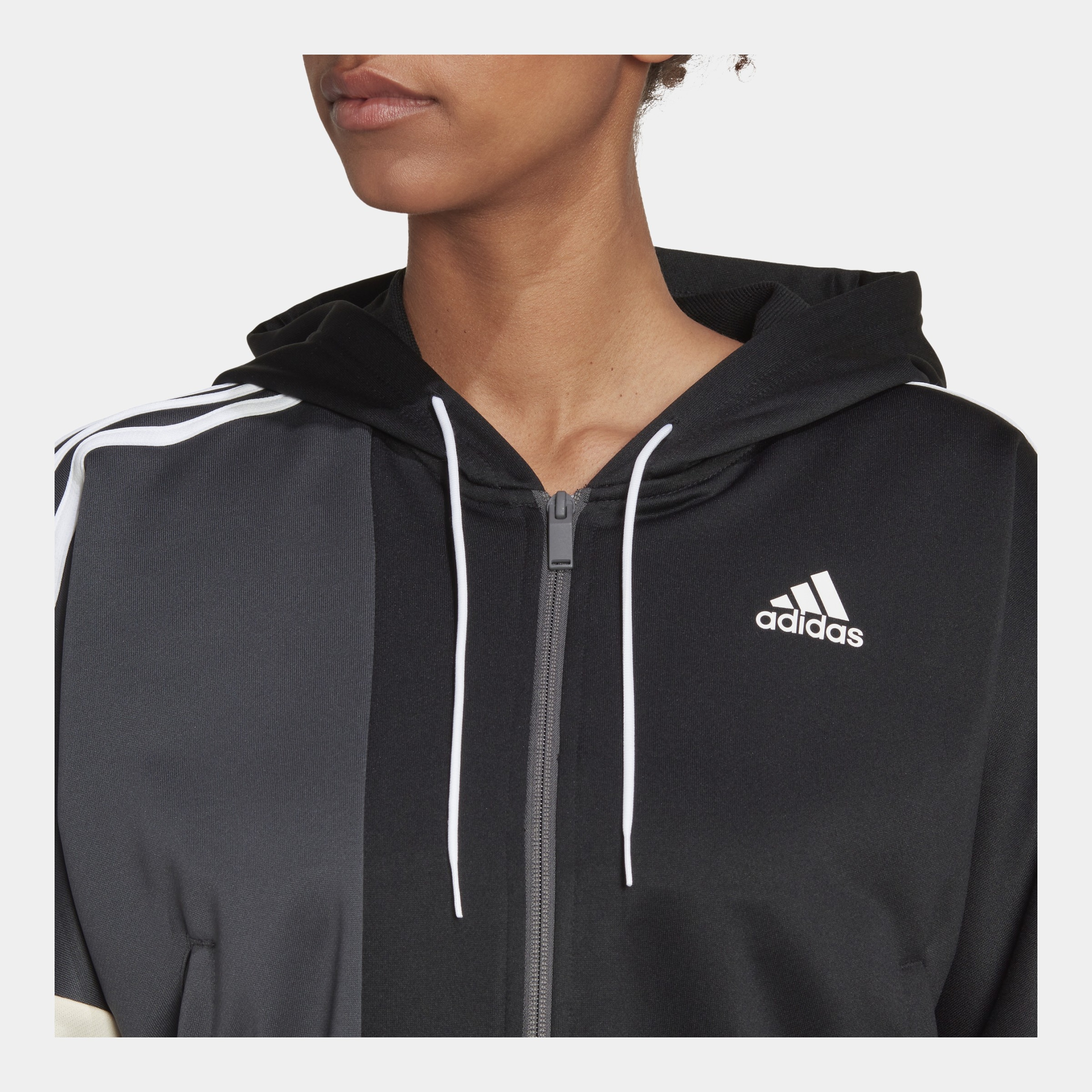 adidas Sportswear Bold Block Full-Zip Hoodie Kadın Eşofman Takımı
