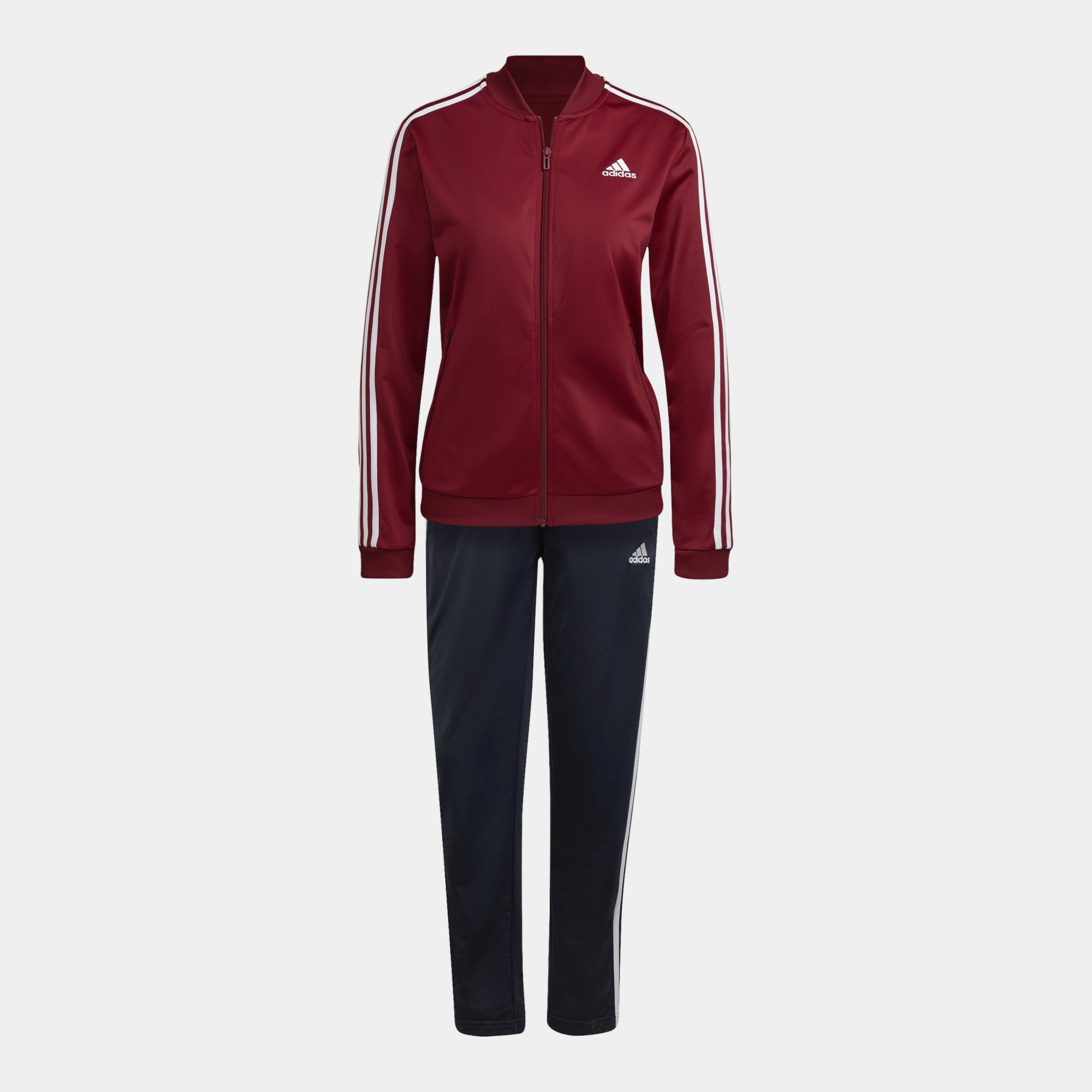 adidas Essentials 3-Stripes Full-Zip Kadın Eşofman Takımı