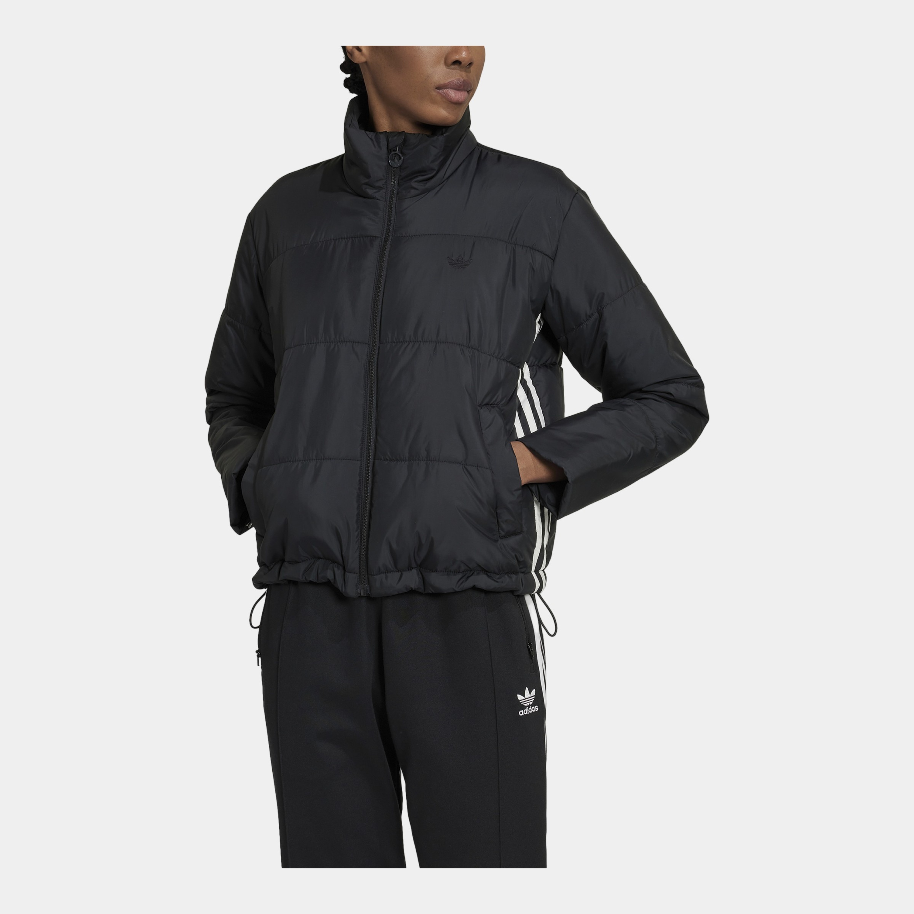 adidas Sportswear Short Puffer 3-Stripes Full-Zip Kadın Ceket