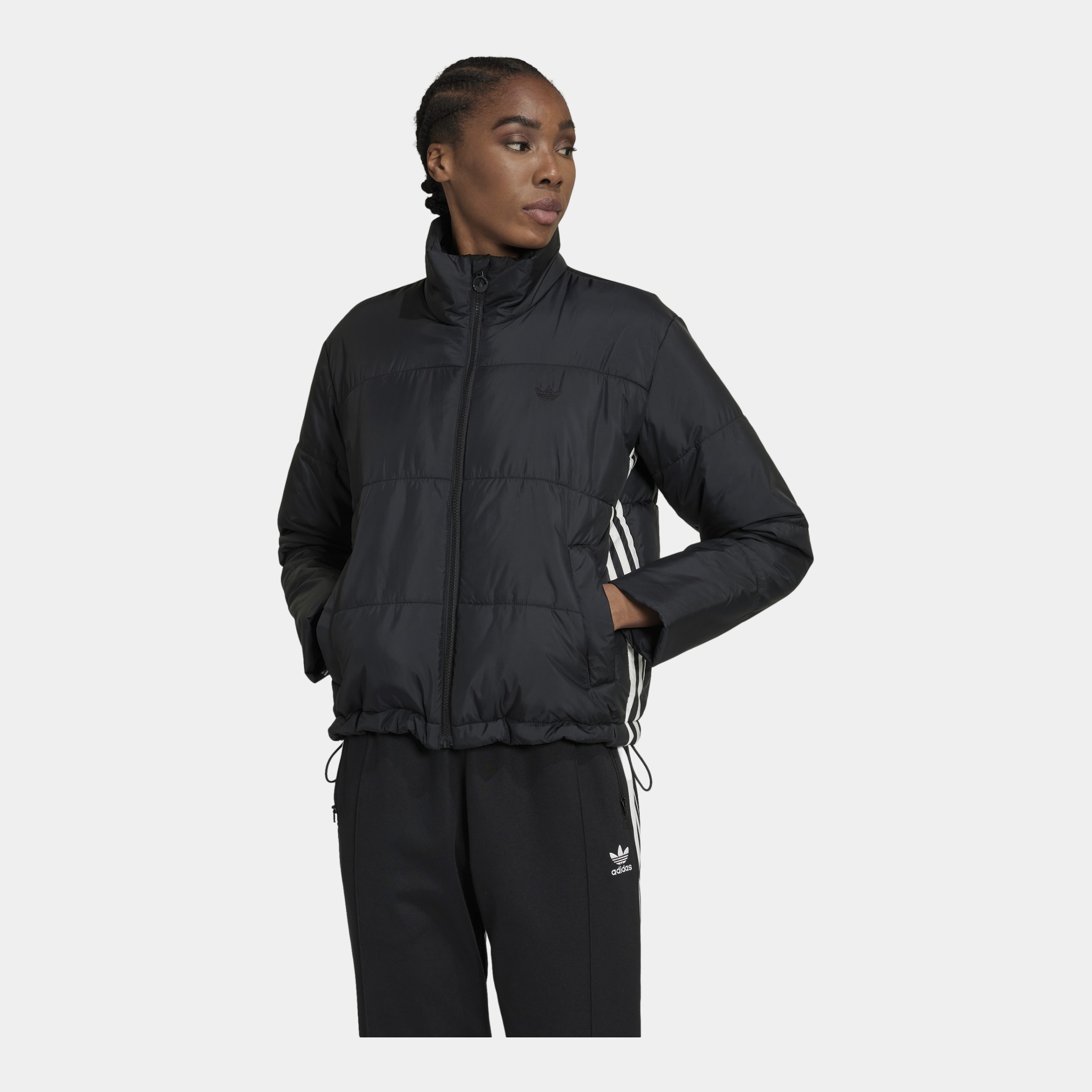 adidas Sportswear Short Puffer 3-Stripes Full-Zip Kadın Ceket