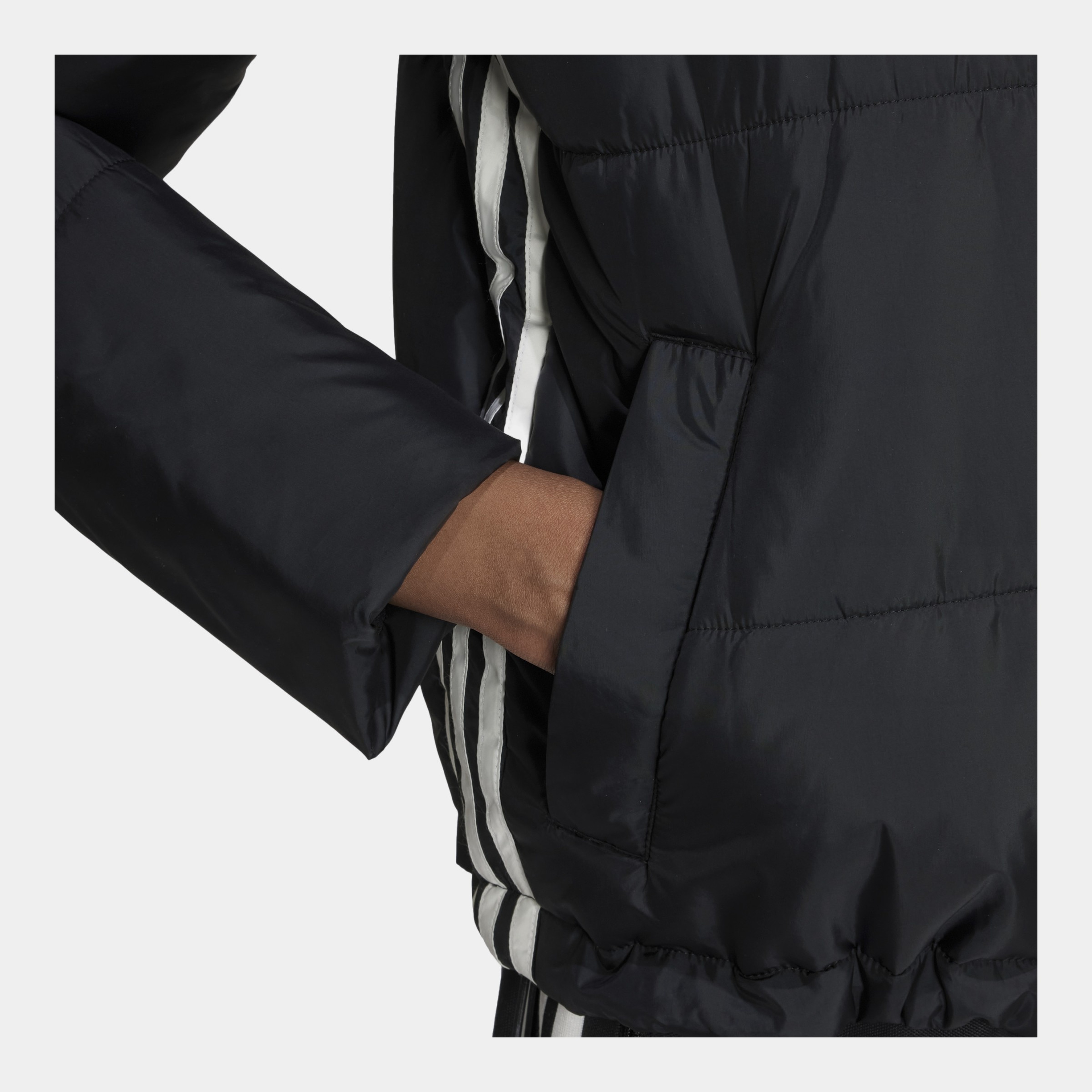adidas Sportswear Short Puffer 3-Stripes Full-Zip Kadın Ceket